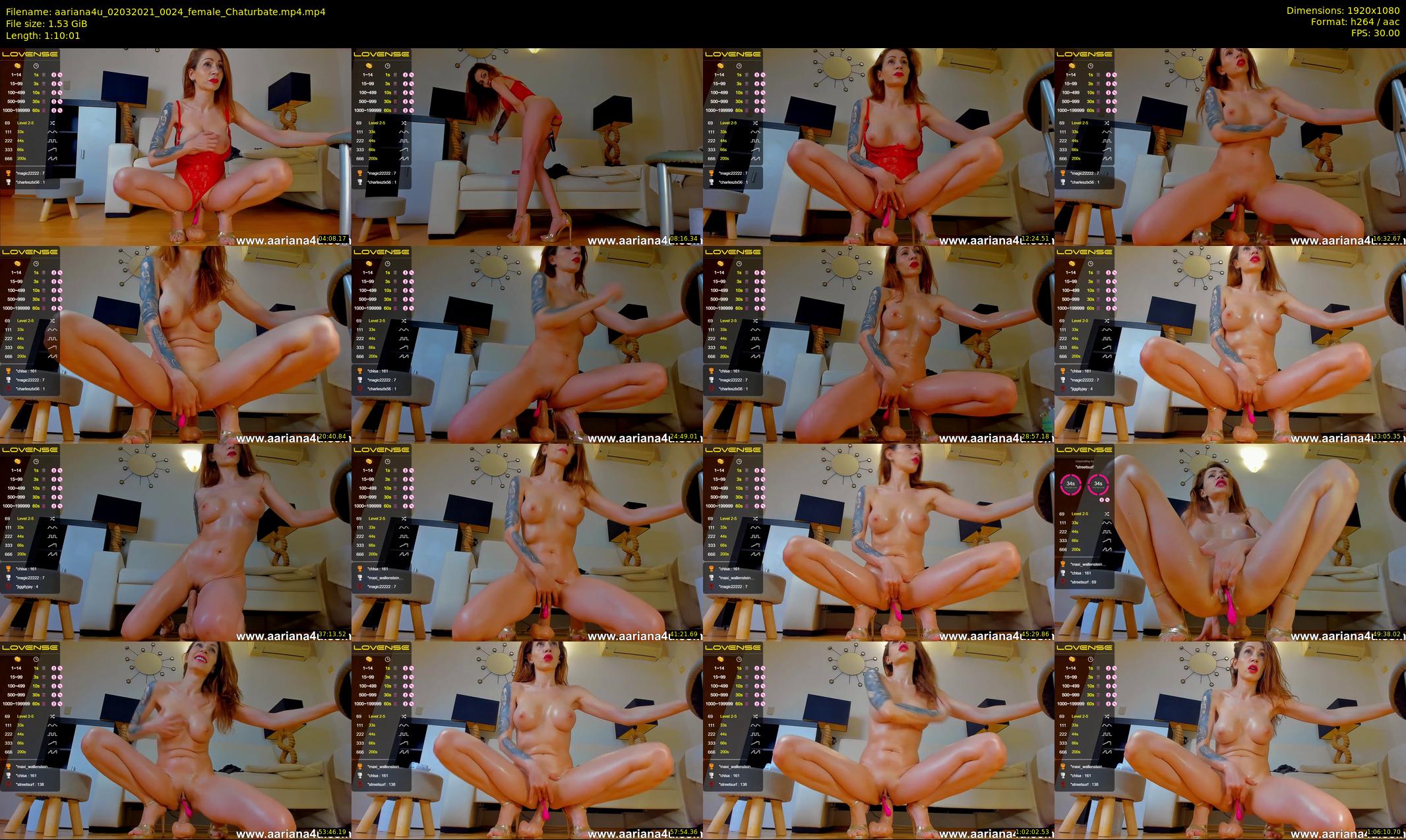 aariana4u — 71 minute Chaturbate female cam show recording, 1080p, Mar 2, 2021