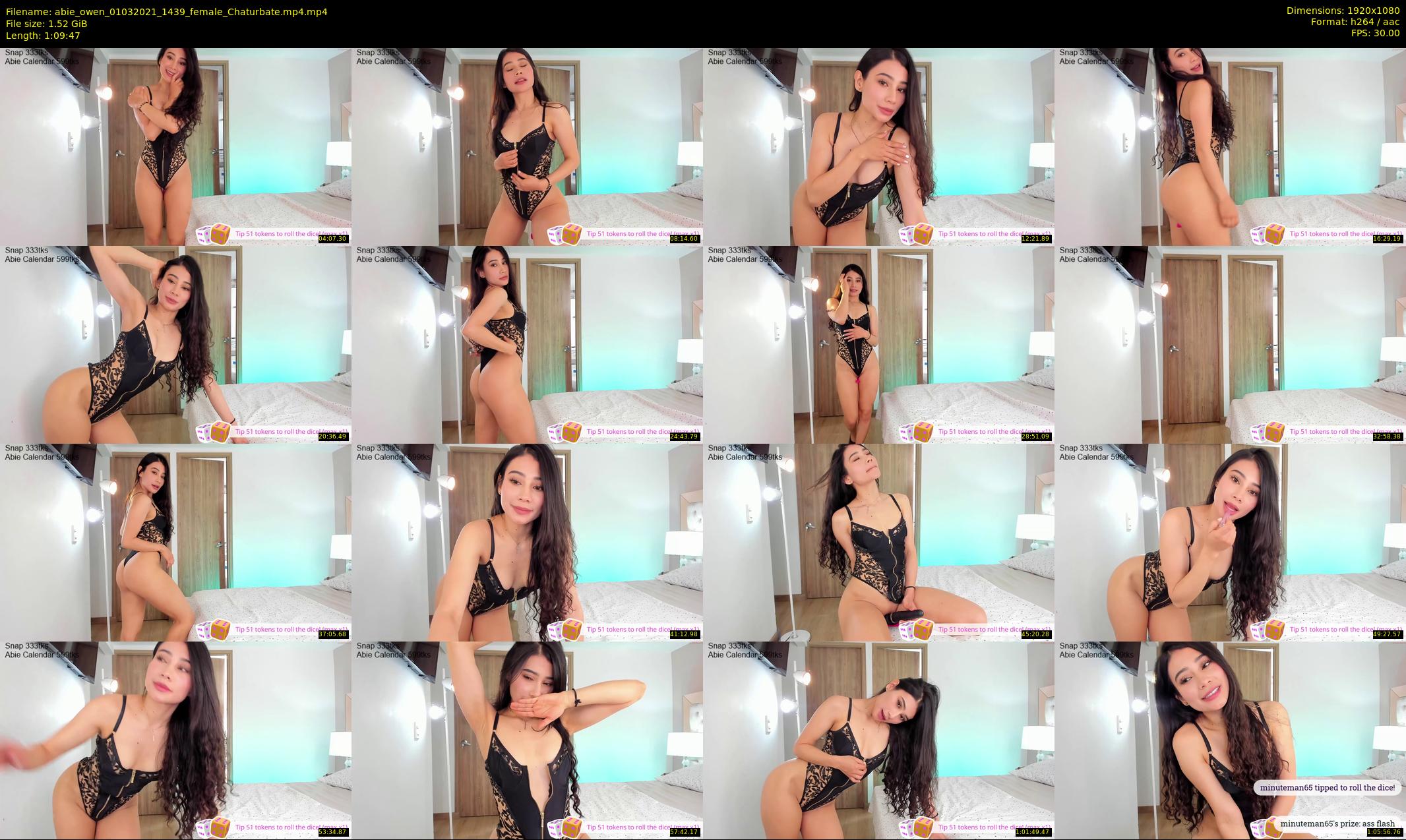 abie_owen — 70 minute Chaturbate female cam show recording, 1080p, Mar 1, 2021