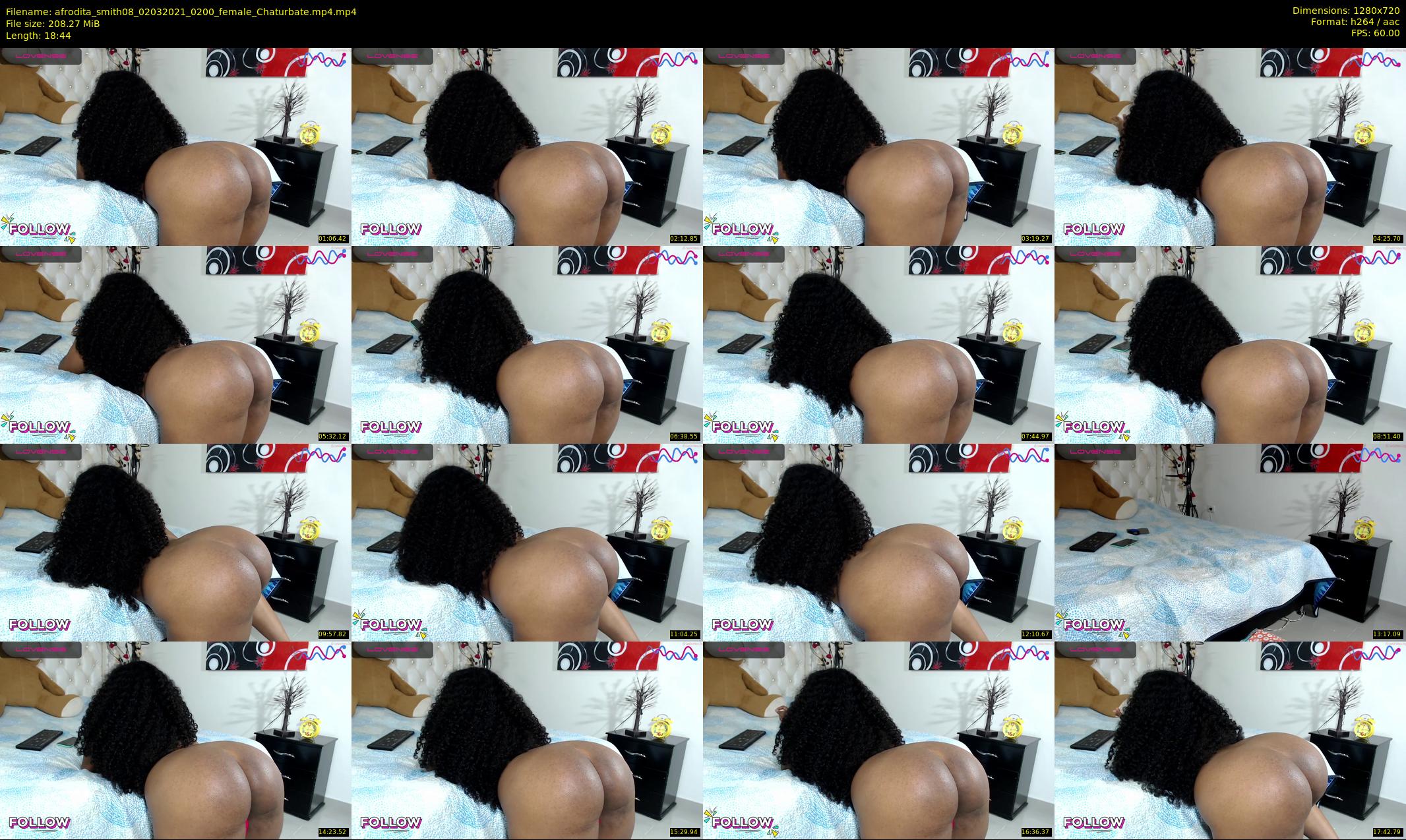 afrodita_smith08 — 19 minute Chaturbate female cam show recording, 720p, Mar 2, 2021