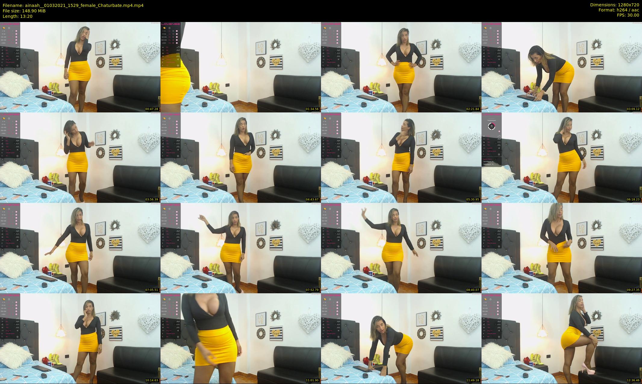 ainaah_ — 14 minute Chaturbate female cam show recording, 720p, Mar 1, 2021