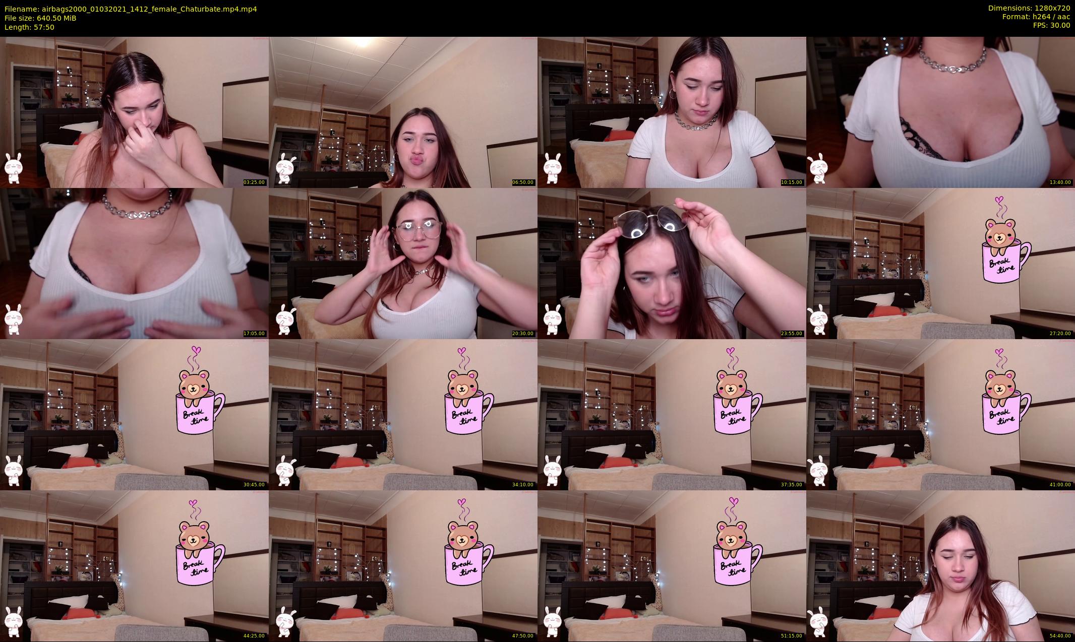 airbags2000 — 58 minute Chaturbate female cam show recording, 720p, Mar 1, 2021