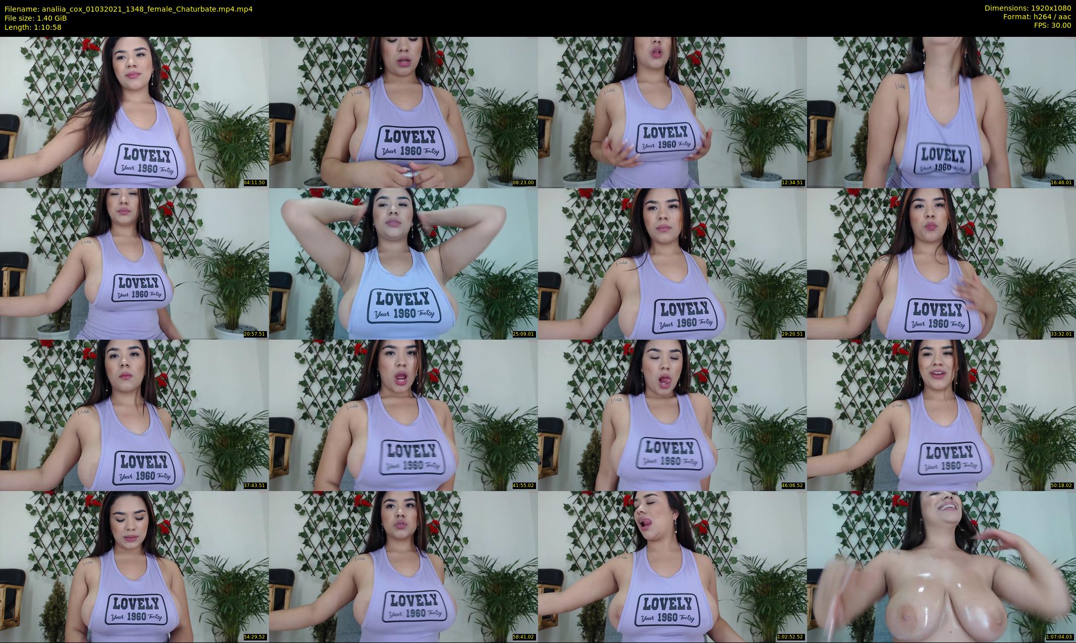 analiia_cox — 71 minute Chaturbate female cam show recording, 1080p, Mar 1, 2021