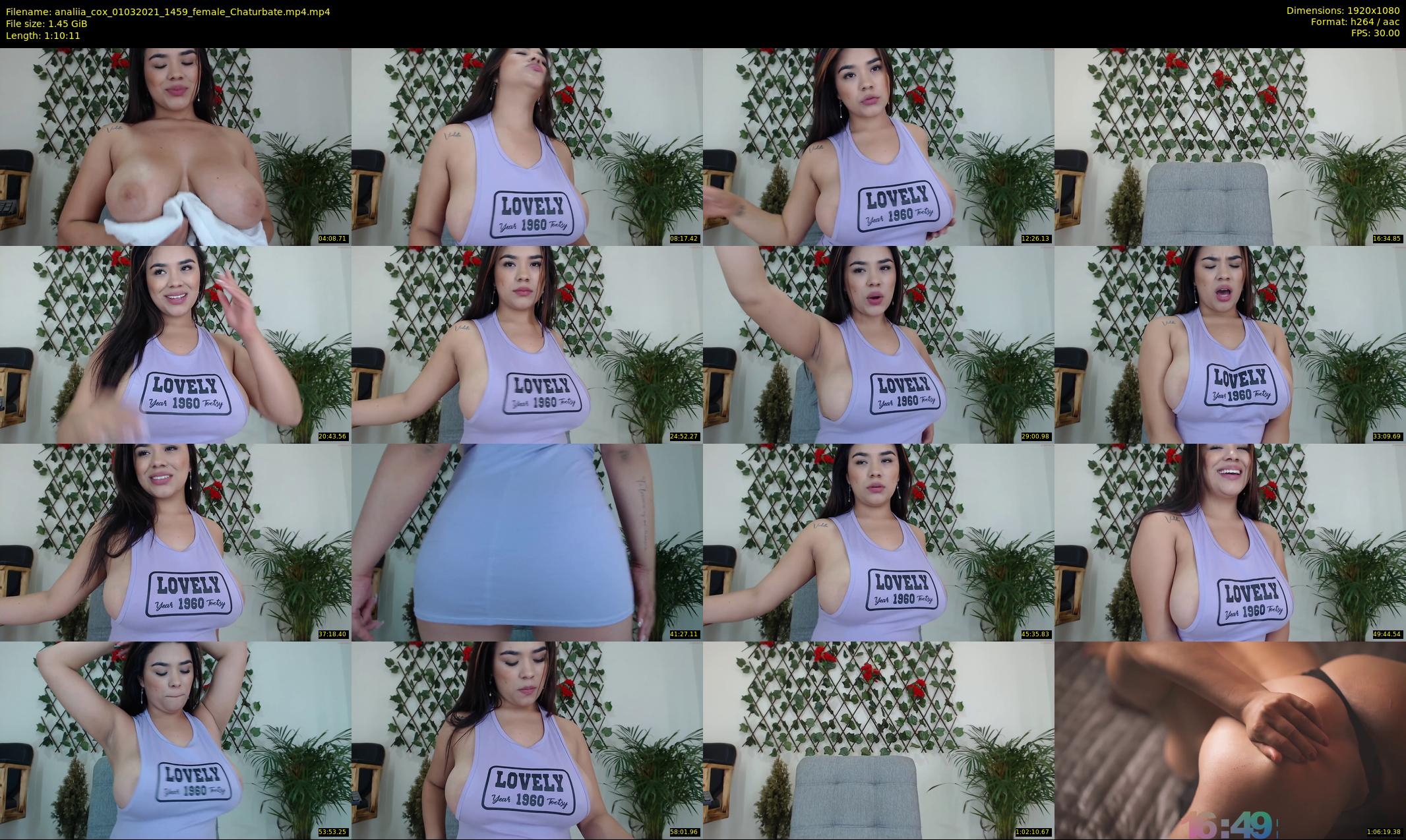 analiia_cox — 71 minute Chaturbate female cam show recording, 1080p, Mar 1, 2021