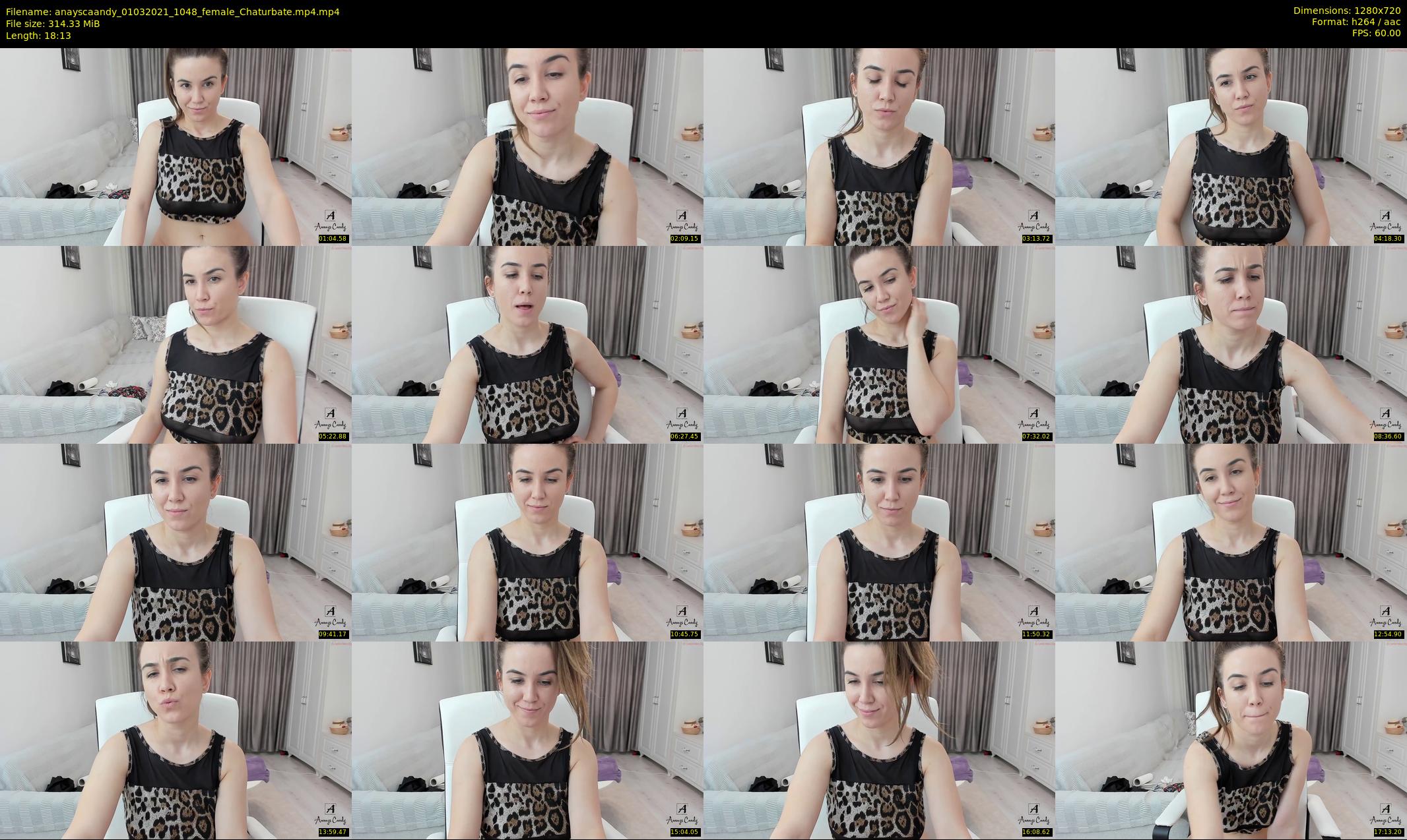 anayscaandy — 19 minute Chaturbate female cam show recording, 720p, Mar 1, 2021