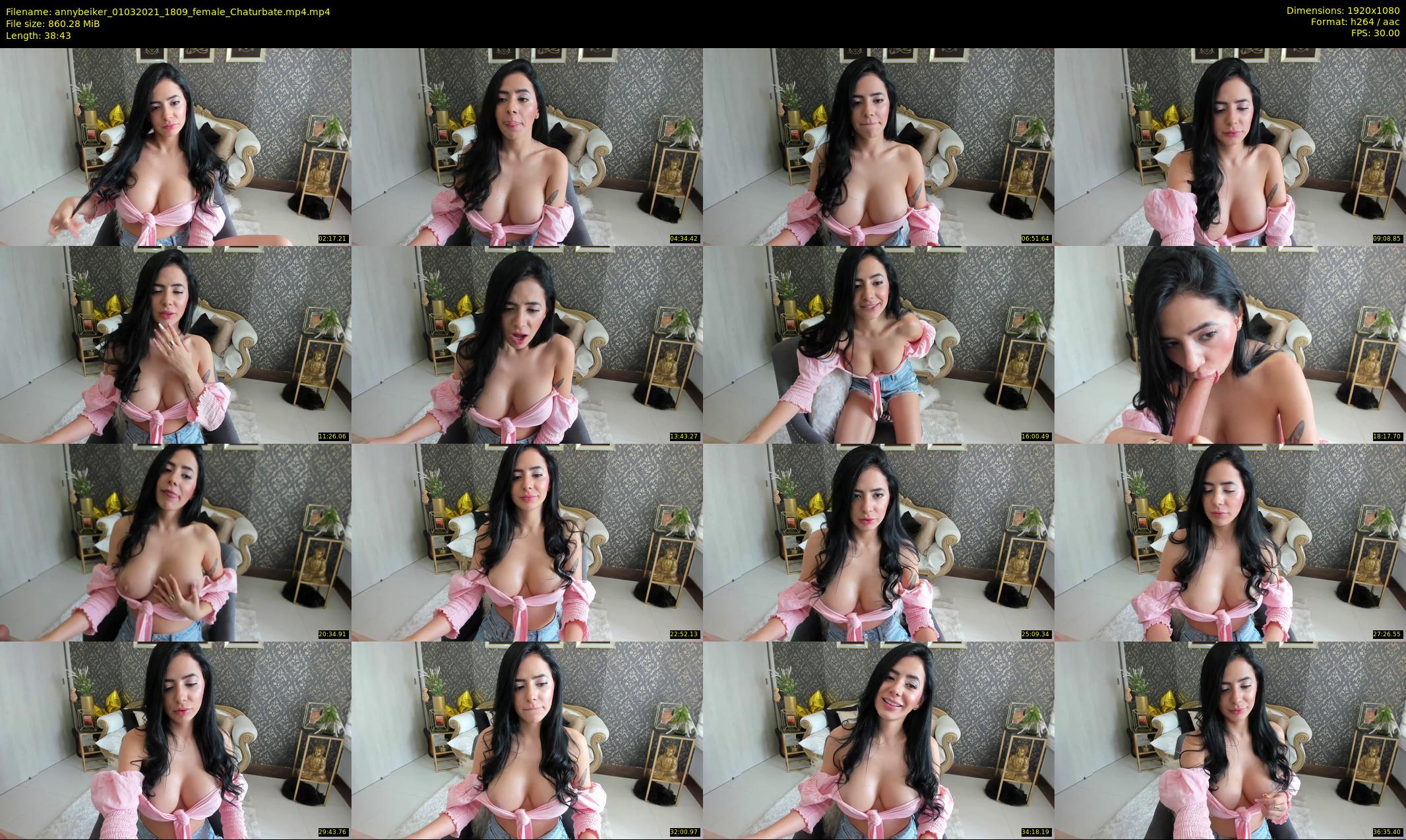 annybeiker — 39 minute Chaturbate female cam show recording, 1080p, Mar 1, 2021