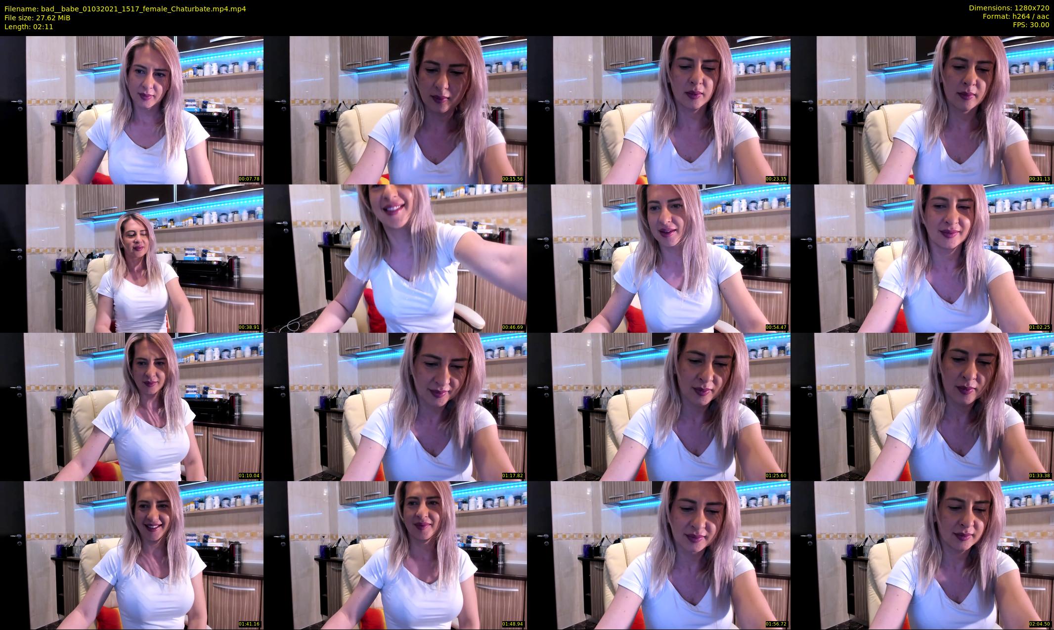 bad__babe — 3 minute Chaturbate female cam show recording, 720p, Mar 1, 2021