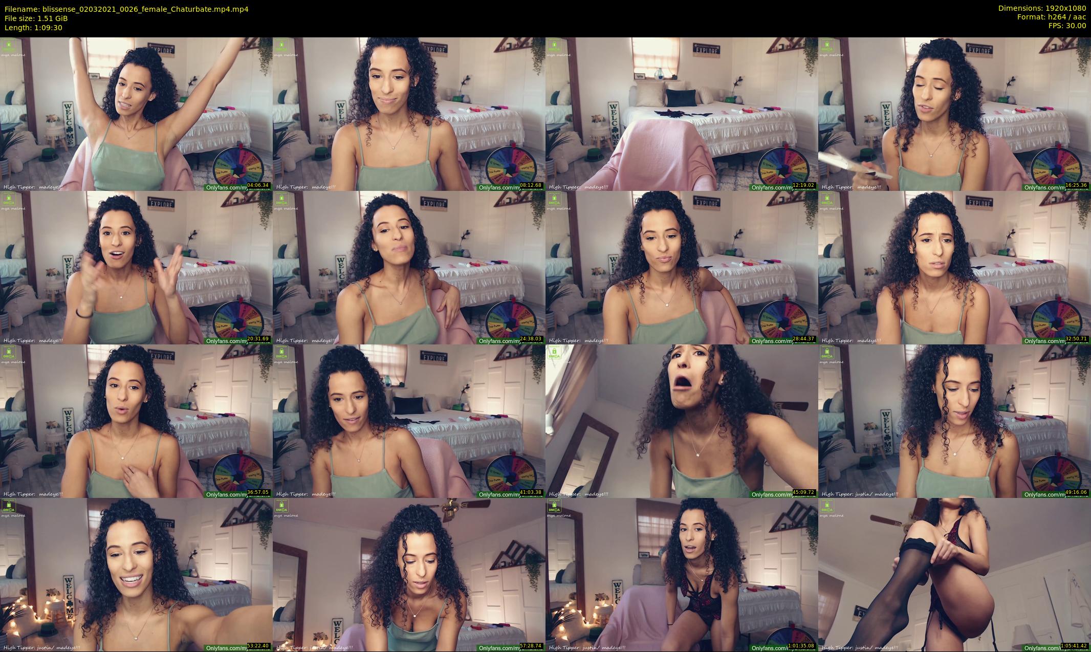 blissense — 70 minute Chaturbate female cam show recording, 1080p, Mar 2, 2021