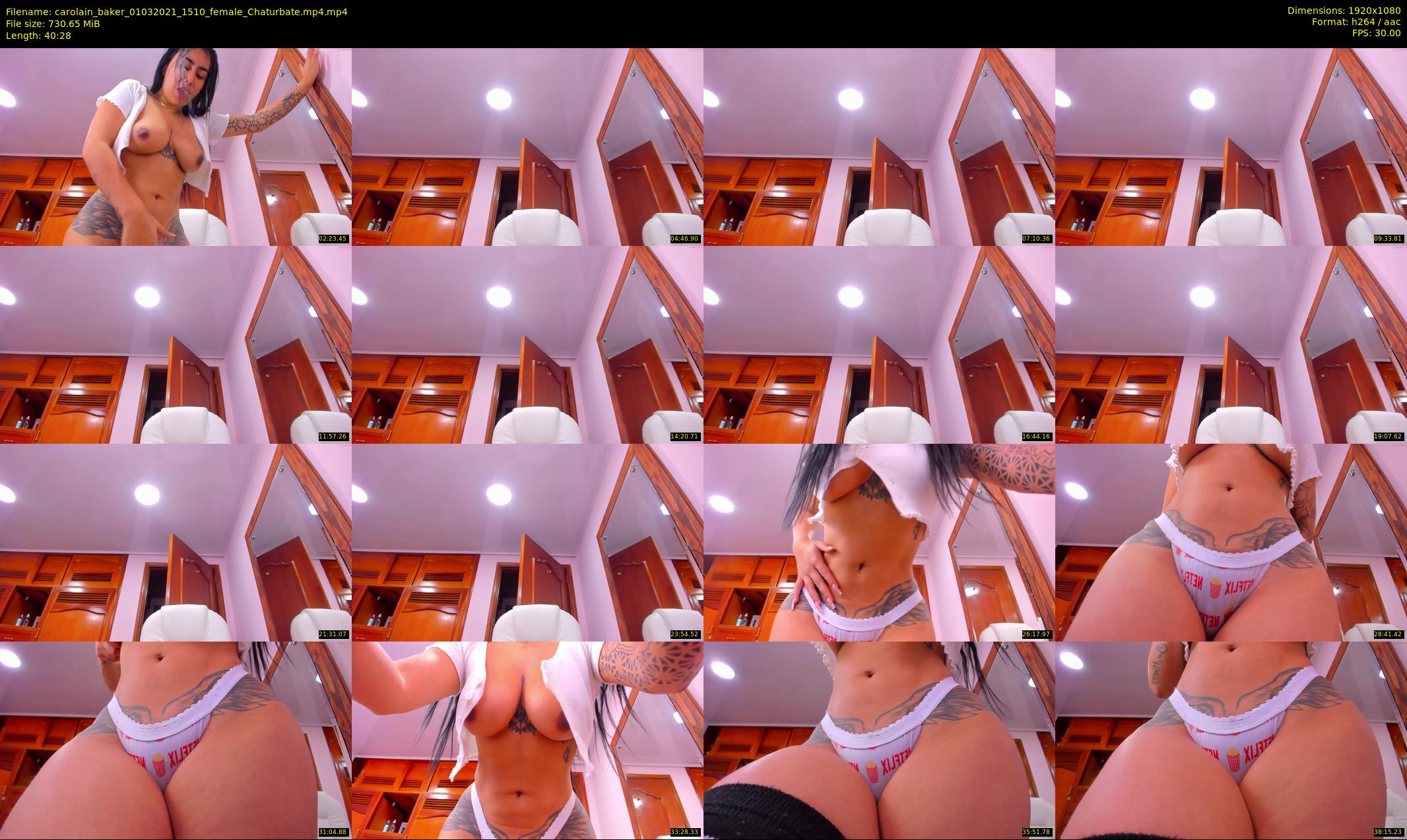 carolain_baker — 41 minute Chaturbate female cam show recording, 1080p, Mar 1, 2021