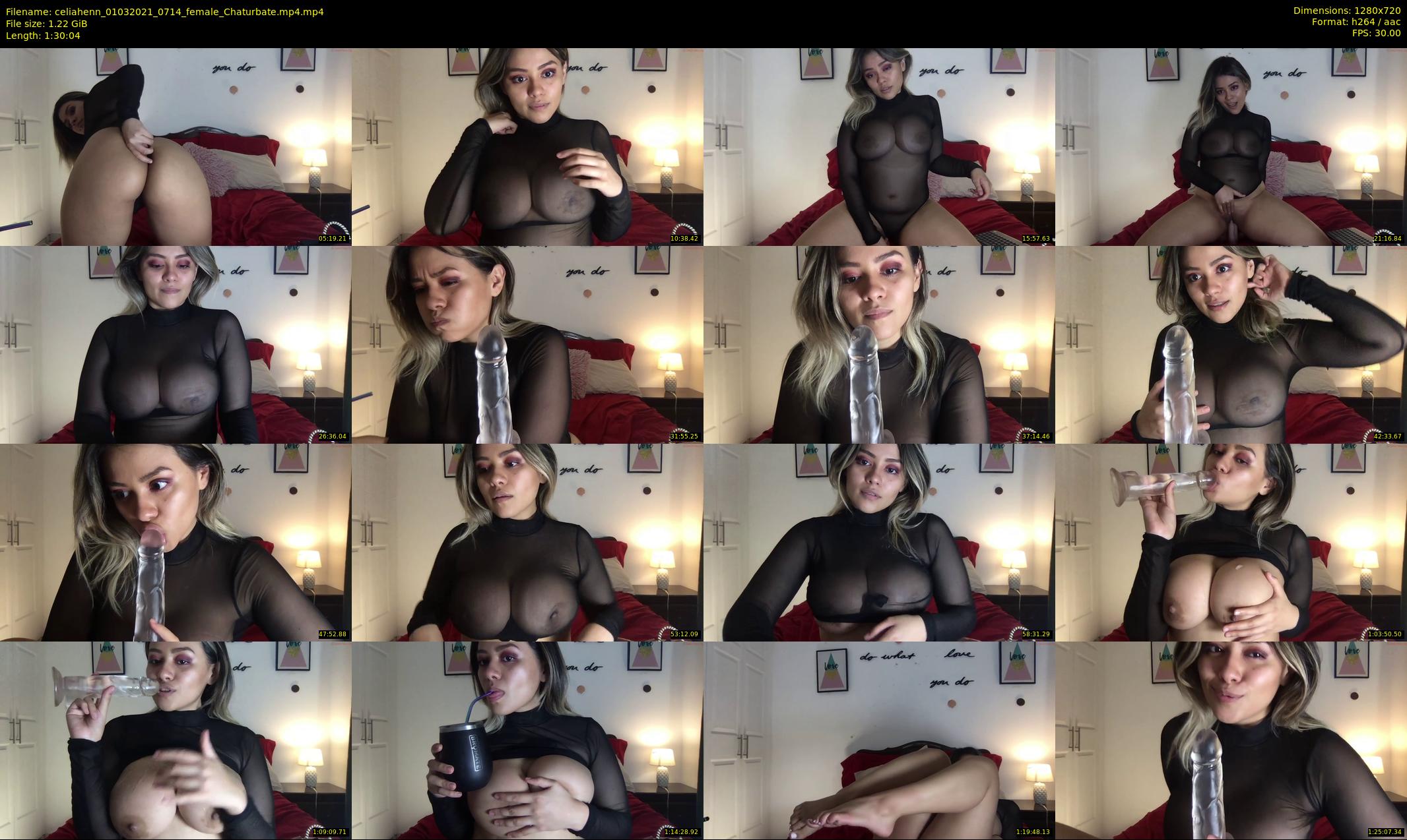 celiahenn — 91 minute Chaturbate female cam show recording, 720p, Mar 1, 2021
