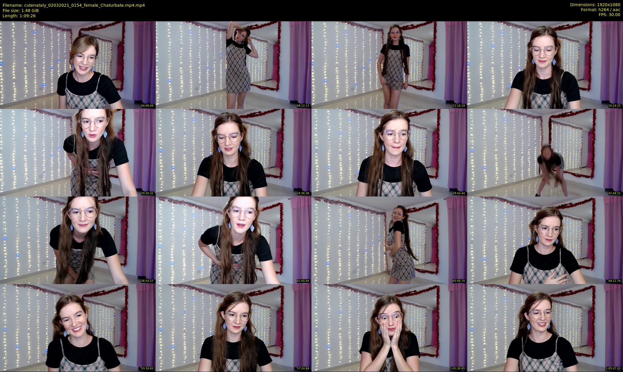 cutenataly — 70 minute Chaturbate female cam show recording, 1080p, Mar 2, 2021