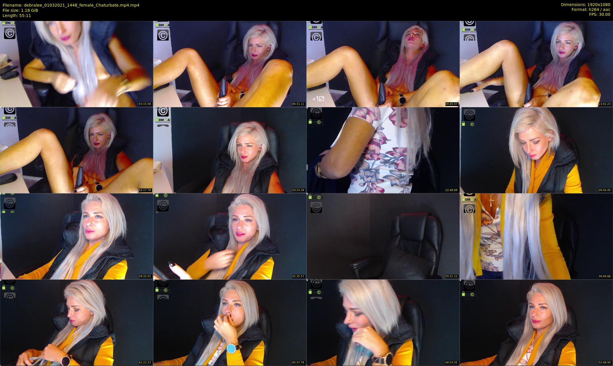 debralee — 56 minute Chaturbate female cam show recording, 1080p, Mar 1, 2021
