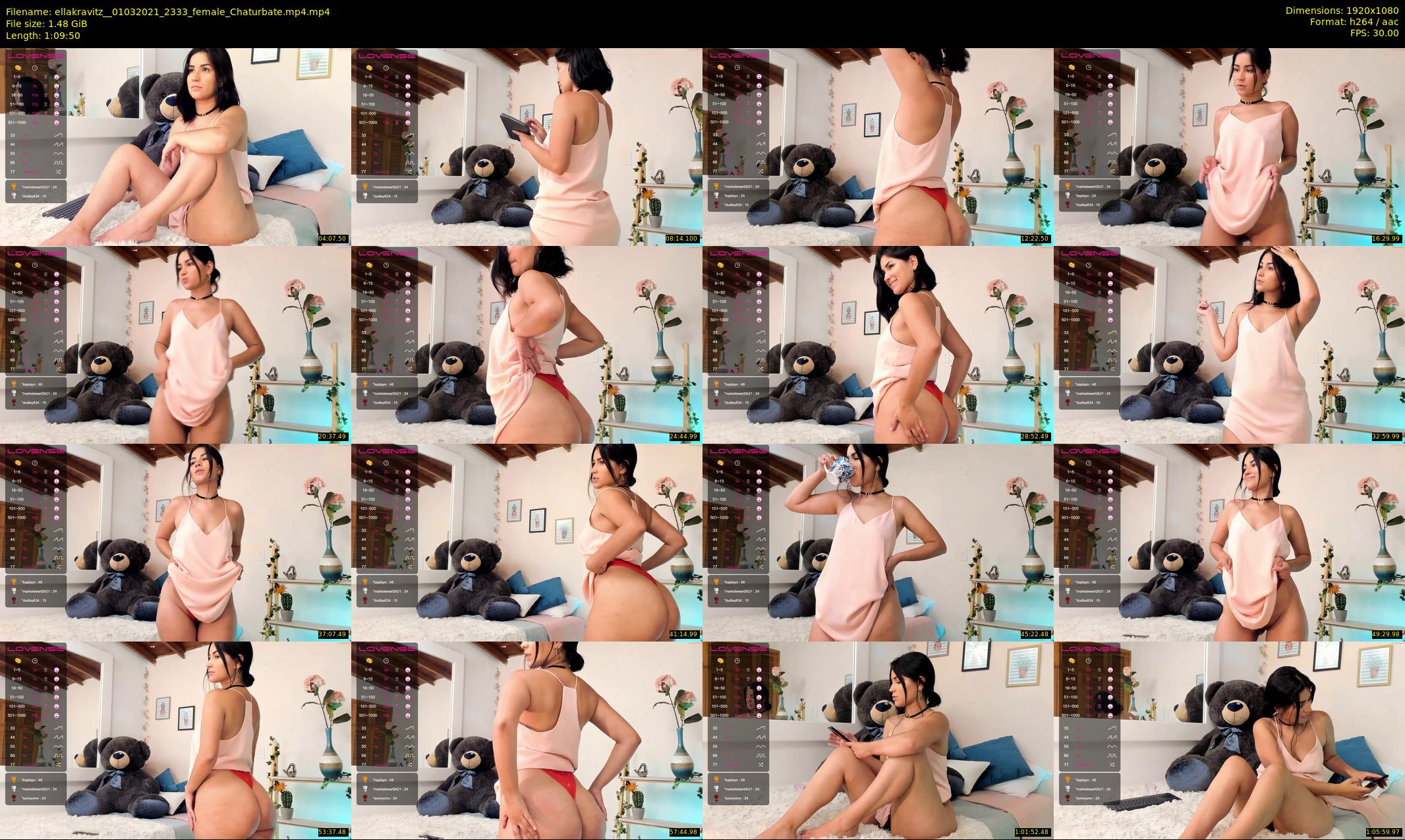 ellakravitz_ — 70 minute Chaturbate female cam show recording, 1080p, Mar 1, 2021