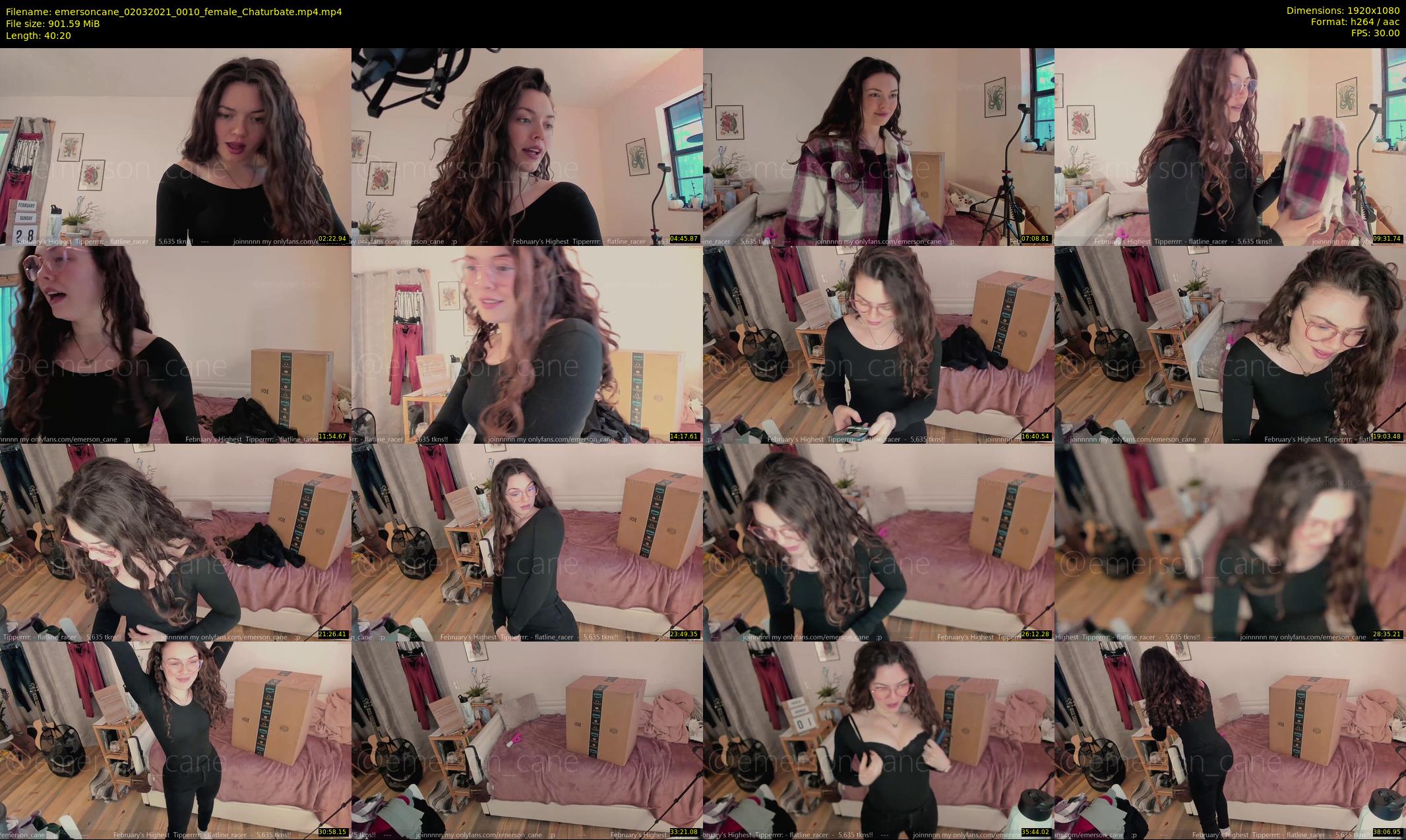 emersoncane — 41 minute Chaturbate female cam show recording, 1080p, Mar 2, 2021