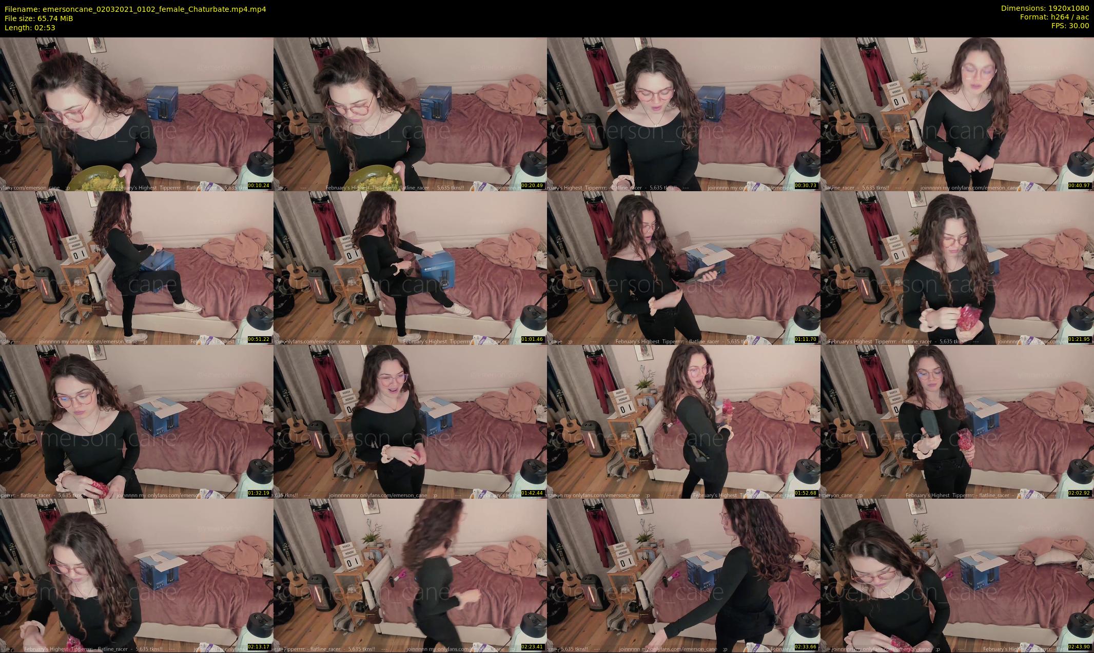 emersoncane — 3 minute Chaturbate female cam show recording, 1080p, Mar 2, 2021