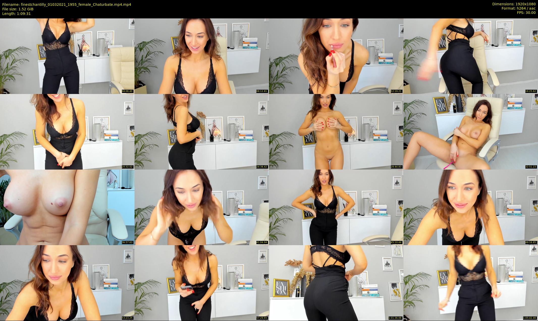 finestchantilly — 70 minute Chaturbate female cam show recording, 1080p, Mar 1, 2021
