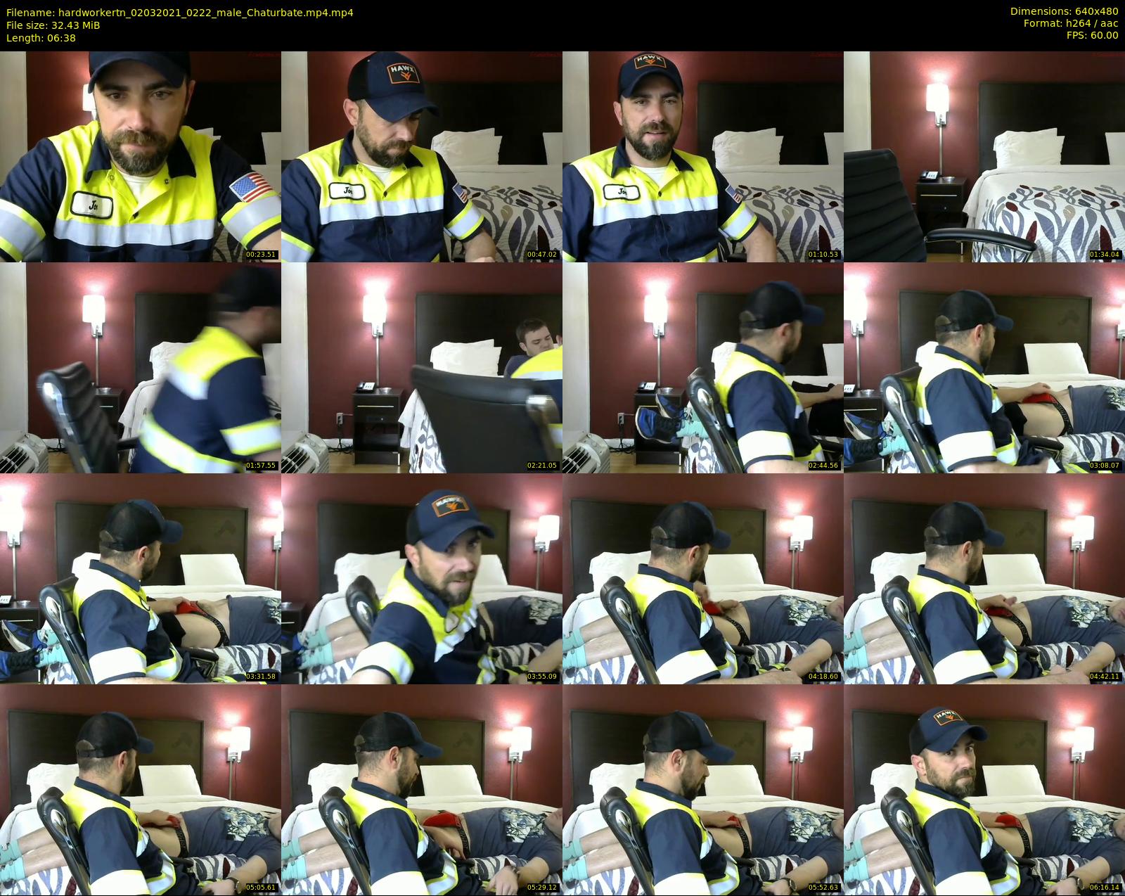 hardworkertn — 7 minute Chaturbate male cam show recording, 480p, Mar 2, 2021