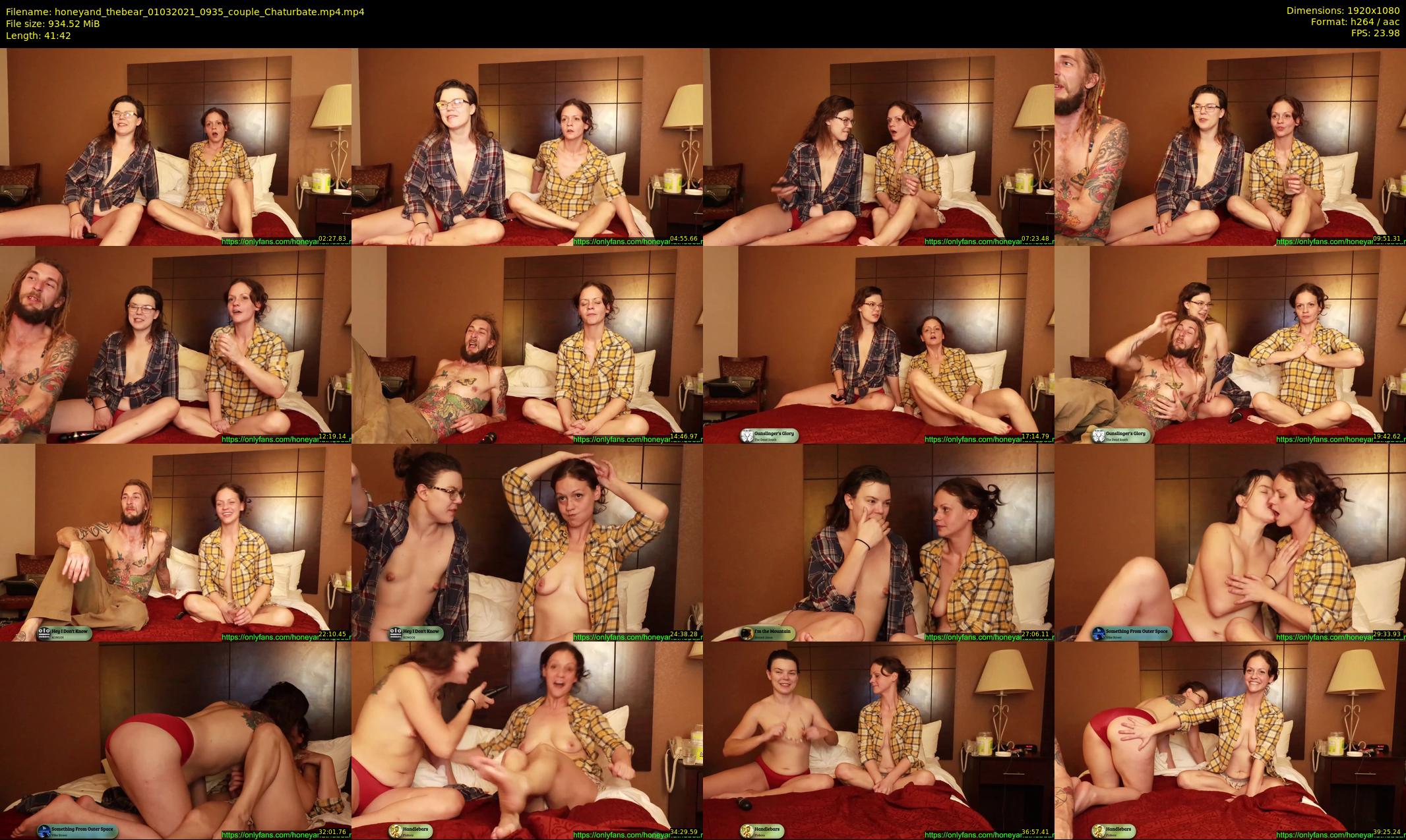 honeyand_thebear — 42 minute Chaturbate couple cam show recording, 1080p, Mar 1, 2021