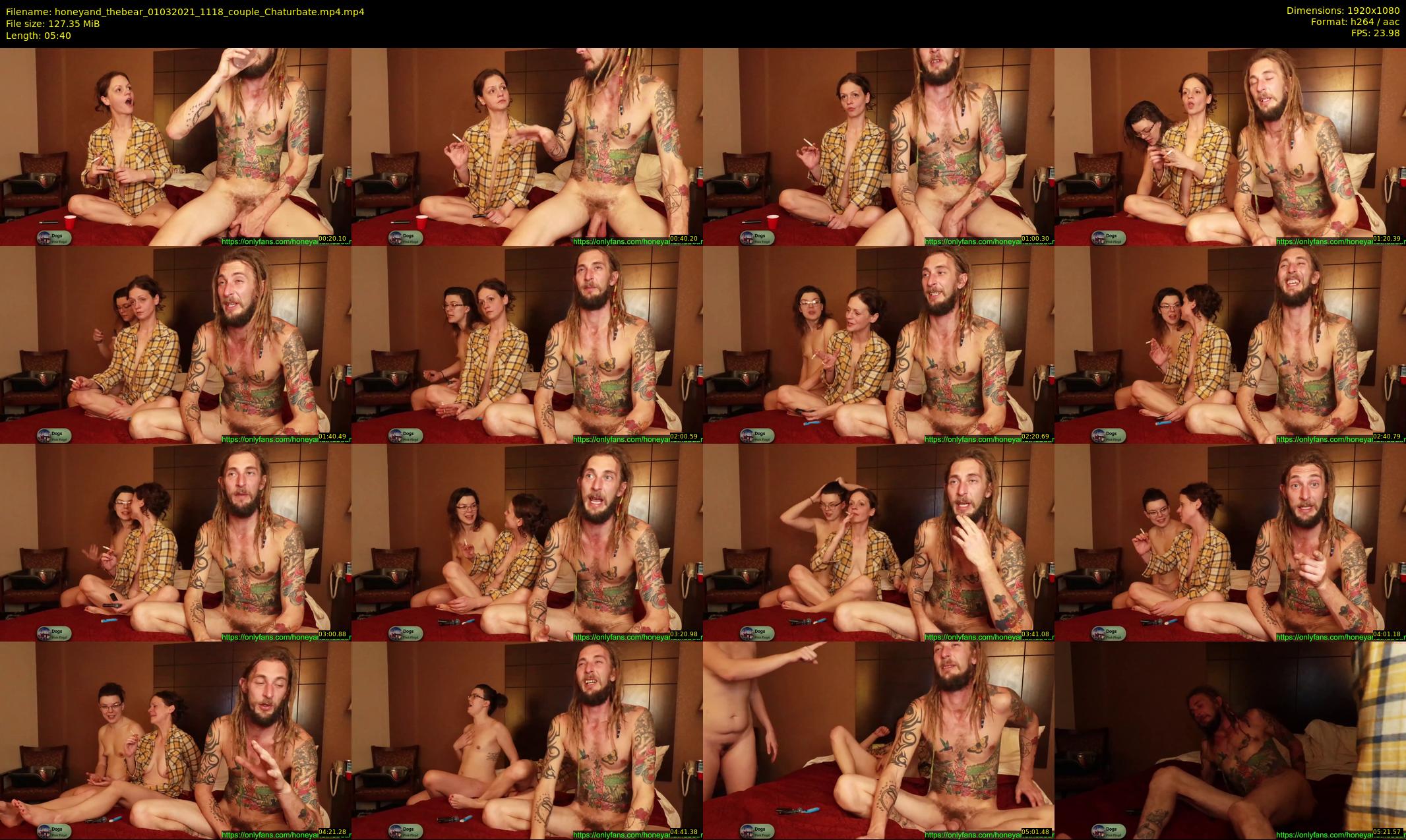 honeyand_thebear — 6 minute Chaturbate couple cam show recording, 1080p, Mar 1, 2021
