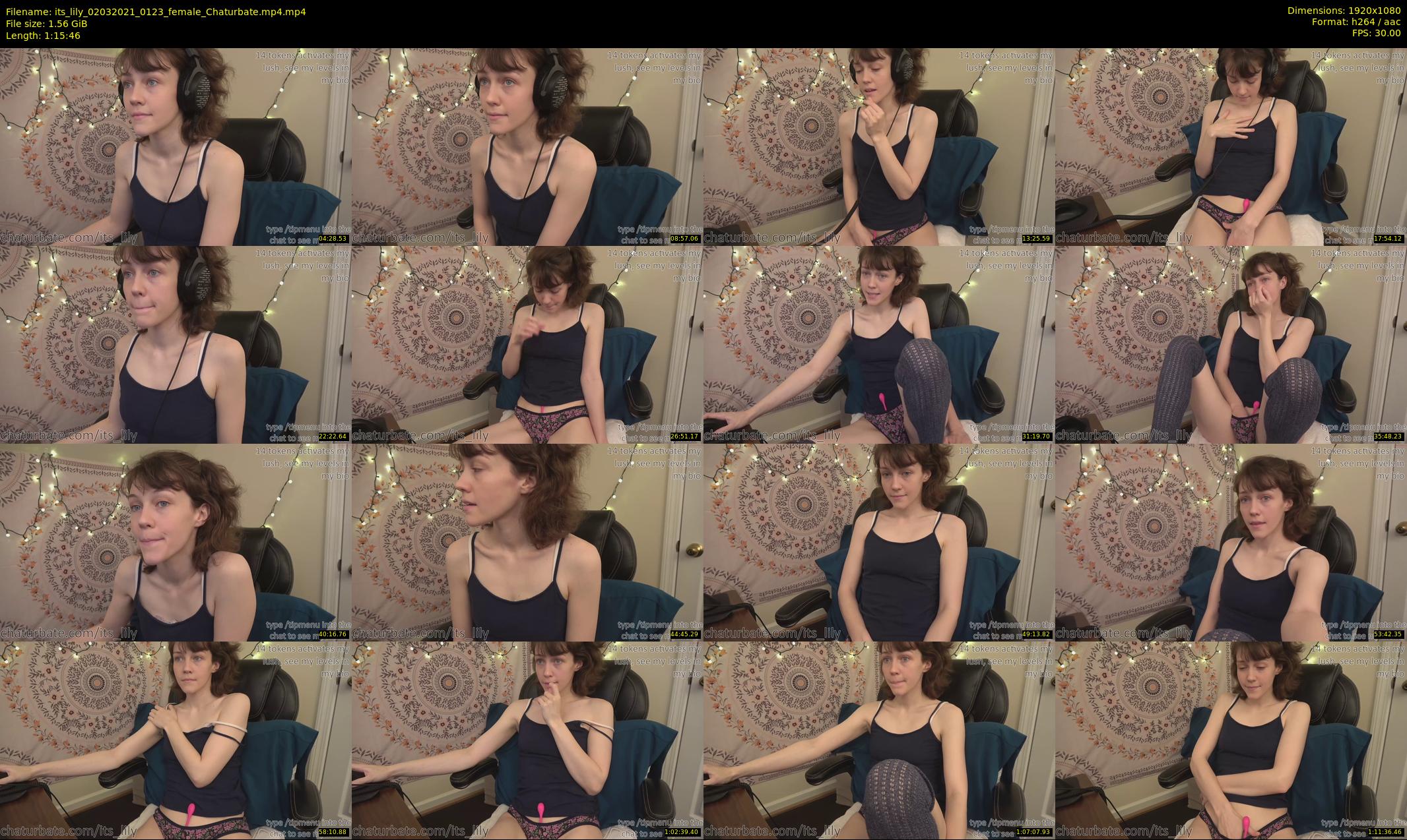 its_lily — 76 minute Chaturbate female cam show recording, 1080p, Mar 2, 2021