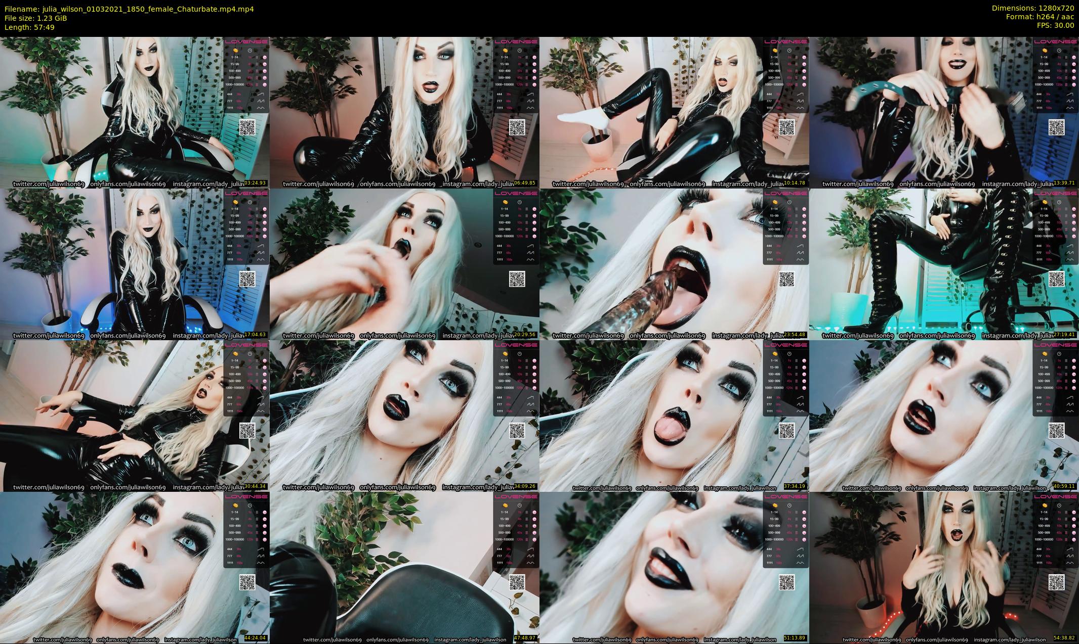 julia_wilson — 58 minute Chaturbate female cam show recording, 720p, Mar 1, 2021