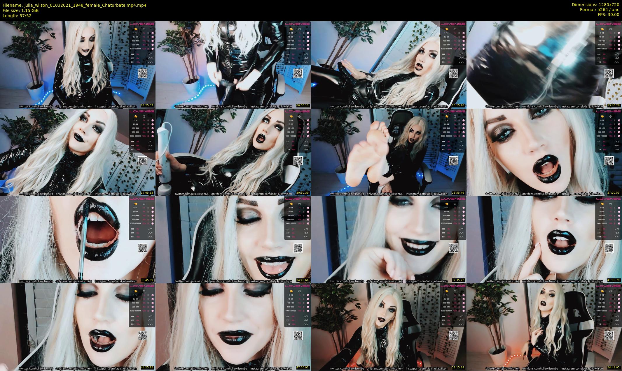julia_wilson — 58 minute Chaturbate female cam show recording, 720p, Mar 1, 2021