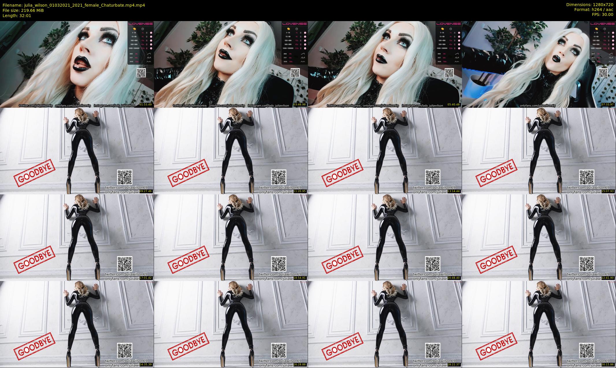 julia_wilson — 33 minute Chaturbate female cam show recording, 720p, Mar 1, 2021