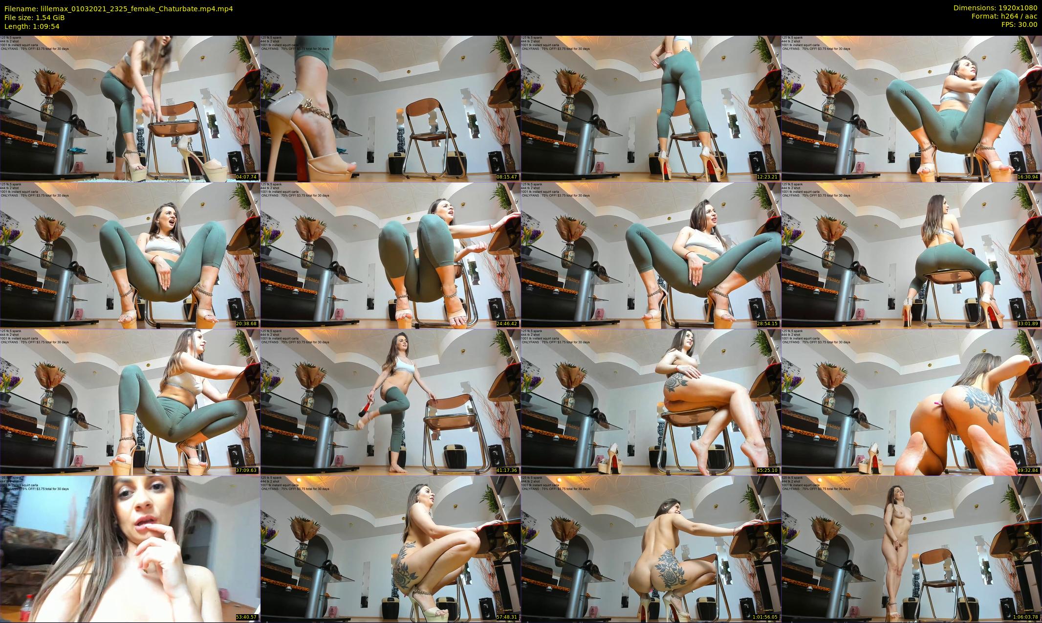 lillemax — 70 minute Chaturbate female cam show recording, 1080p, Mar 1, 2021