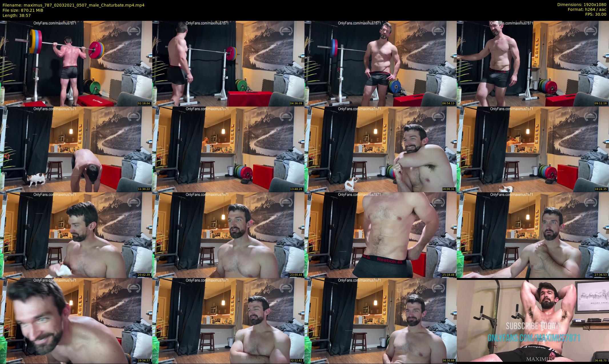 maximus_787 — 39 minute Chaturbate male cam show recording, 1080p, Mar 2, 2021