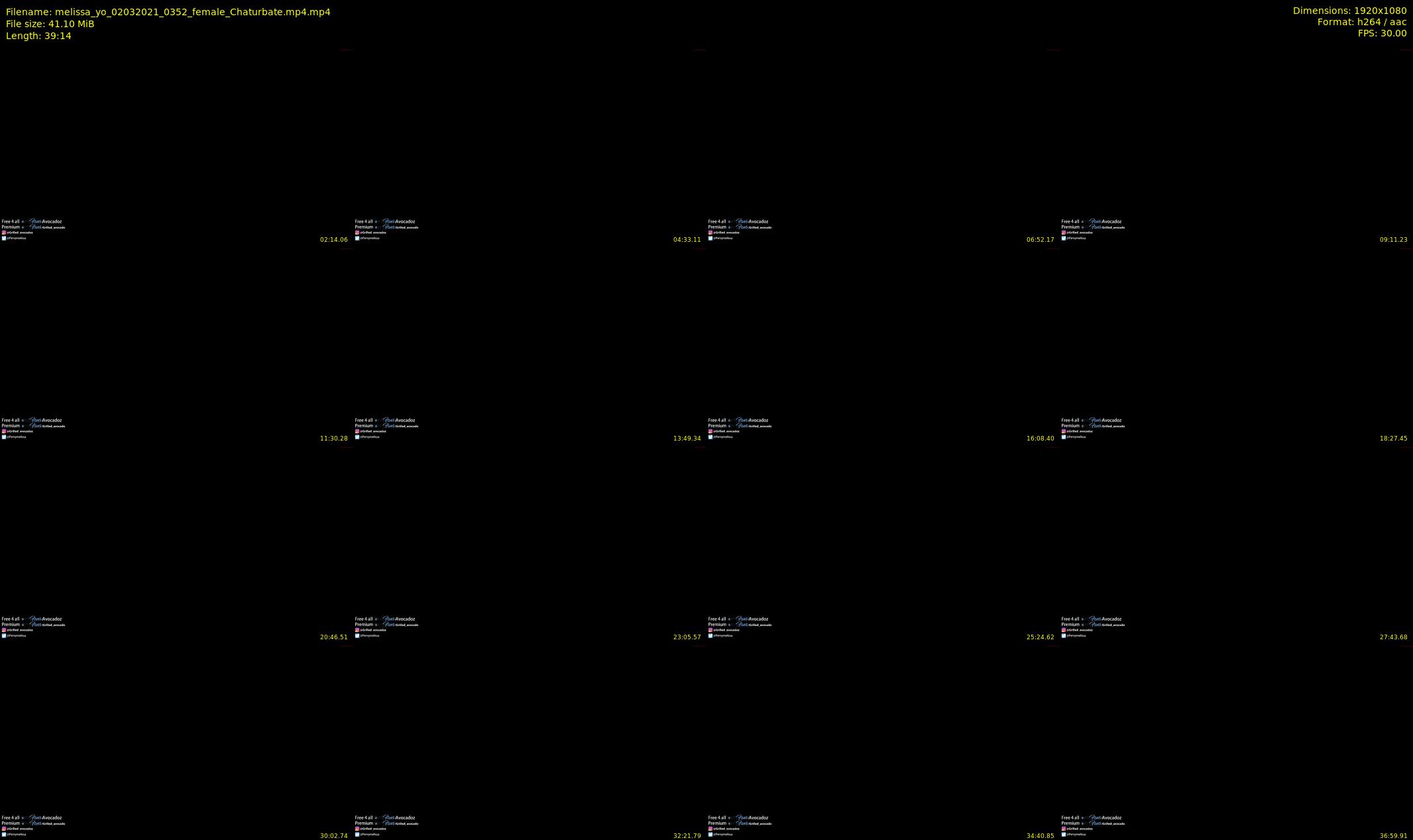 melissa_yo — 40 minute Chaturbate female cam show recording, 1080p, Mar 2, 2021