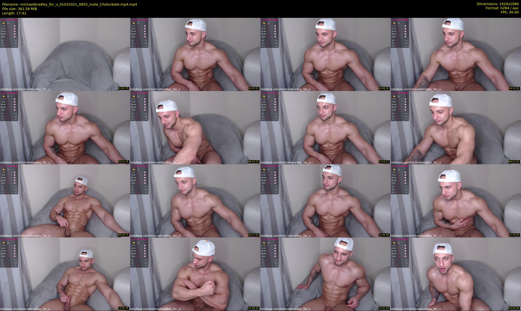 michaelbradley_for_u — 18 minute Chaturbate male cam show recording, 1080p, Mar 1, 2021