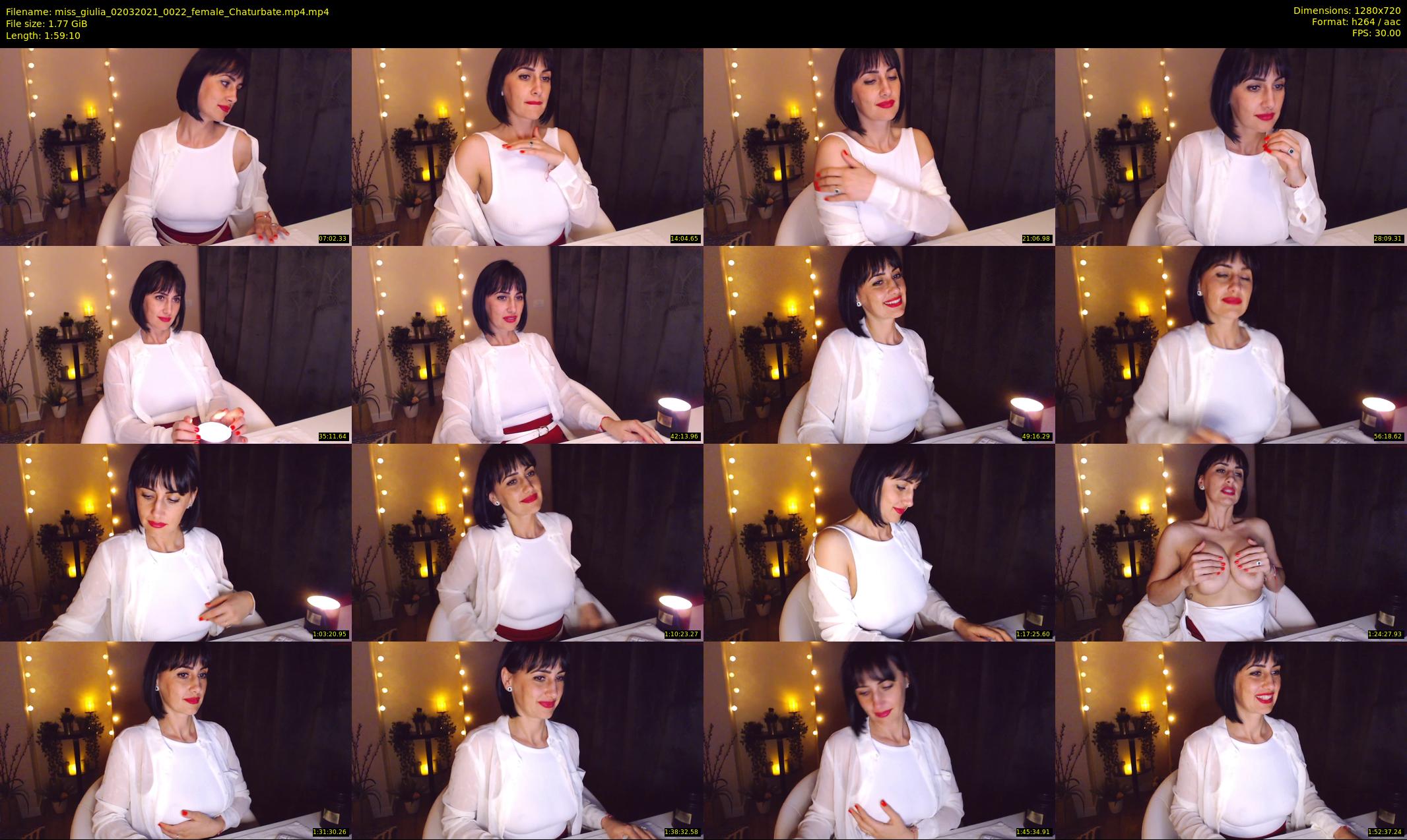 miss_giulia — 120 minute Chaturbate female cam show recording, 720p, Mar 2, 2021