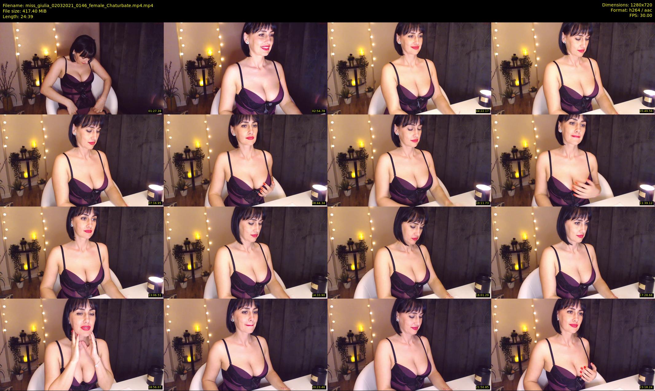 miss_giulia — 25 minute Chaturbate female cam show recording, 720p, Mar 2, 2021