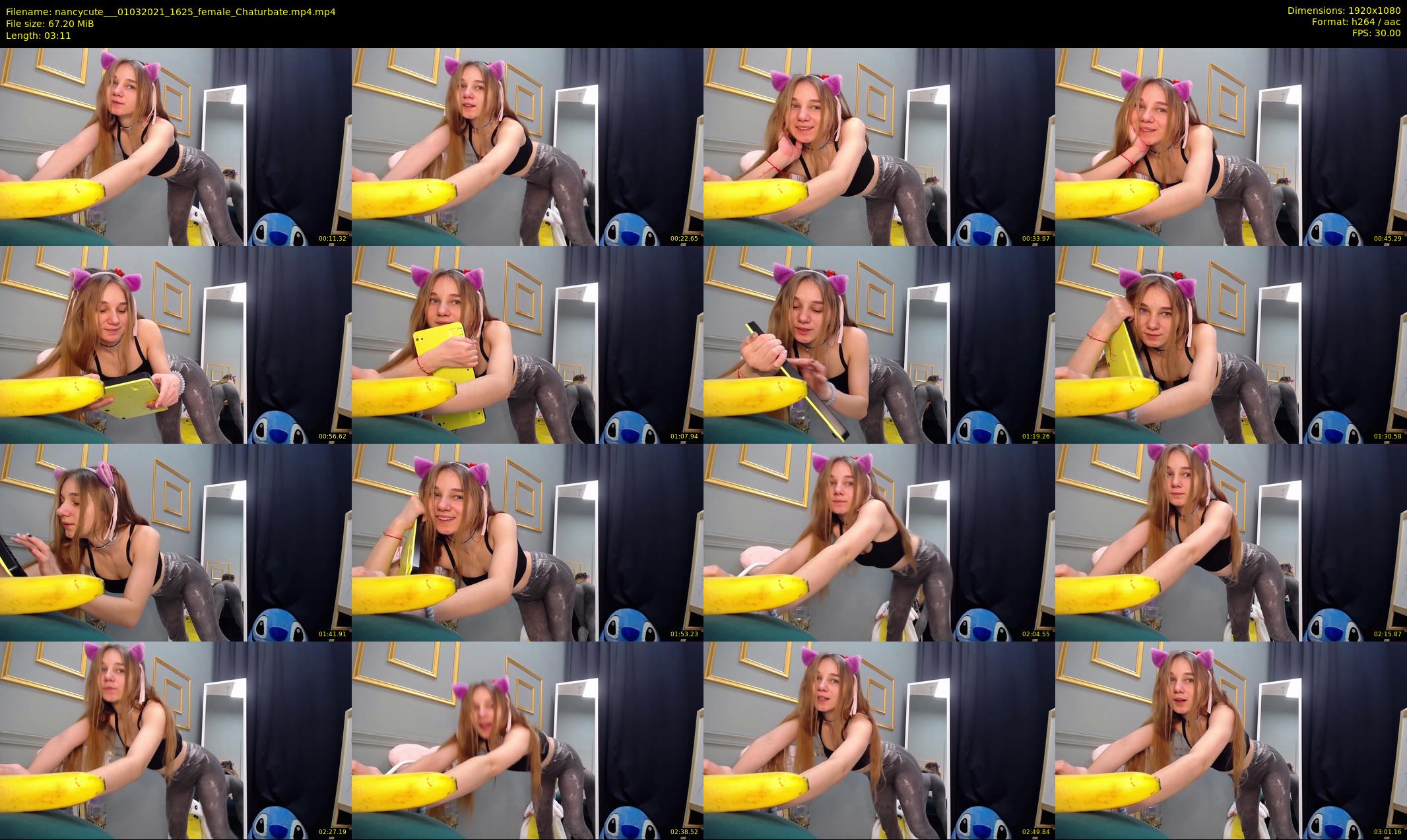 nancycute__ — 4 minute Chaturbate female cam show recording, 1080p, Mar 1, 2021