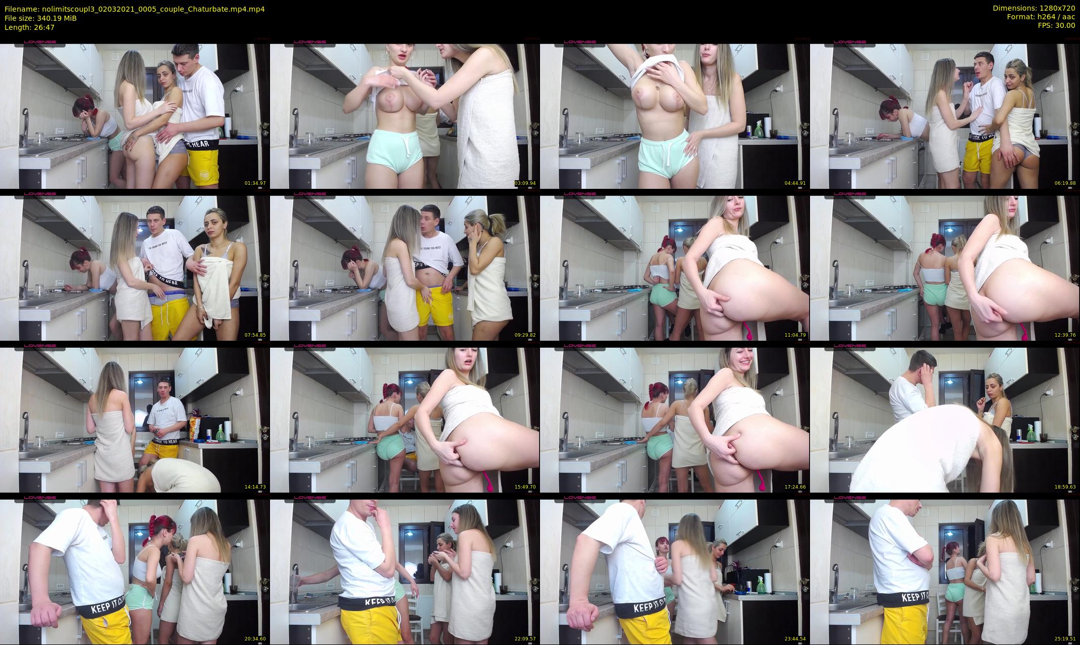 nolimitscoupl3 — 27 minute Chaturbate couple cam show recording, 720p, Mar 2, 2021