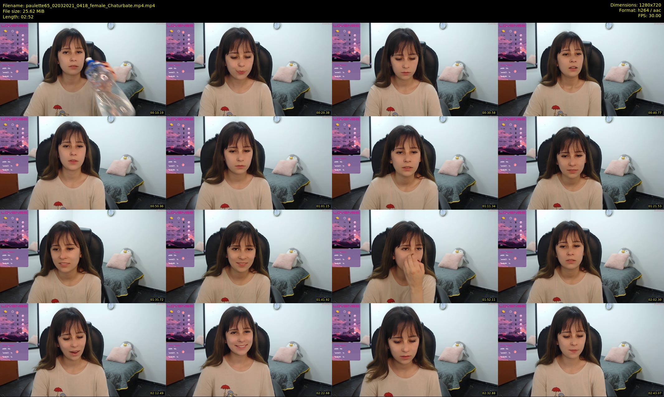 paulette65 — 3 minute Chaturbate female cam show recording, 720p, Mar 2, 2021