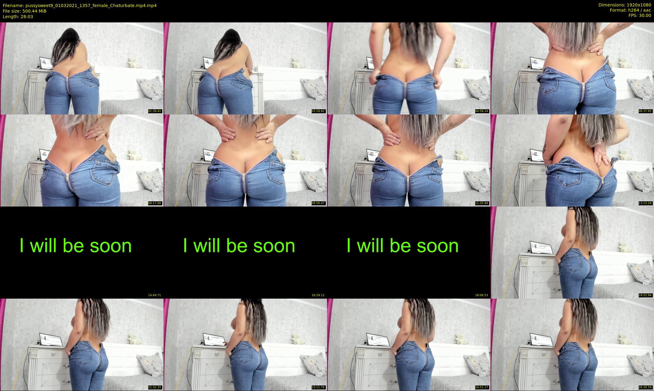 pussysweet9 — 29 minute Chaturbate female cam show recording, 1080p, Mar 1, 2021