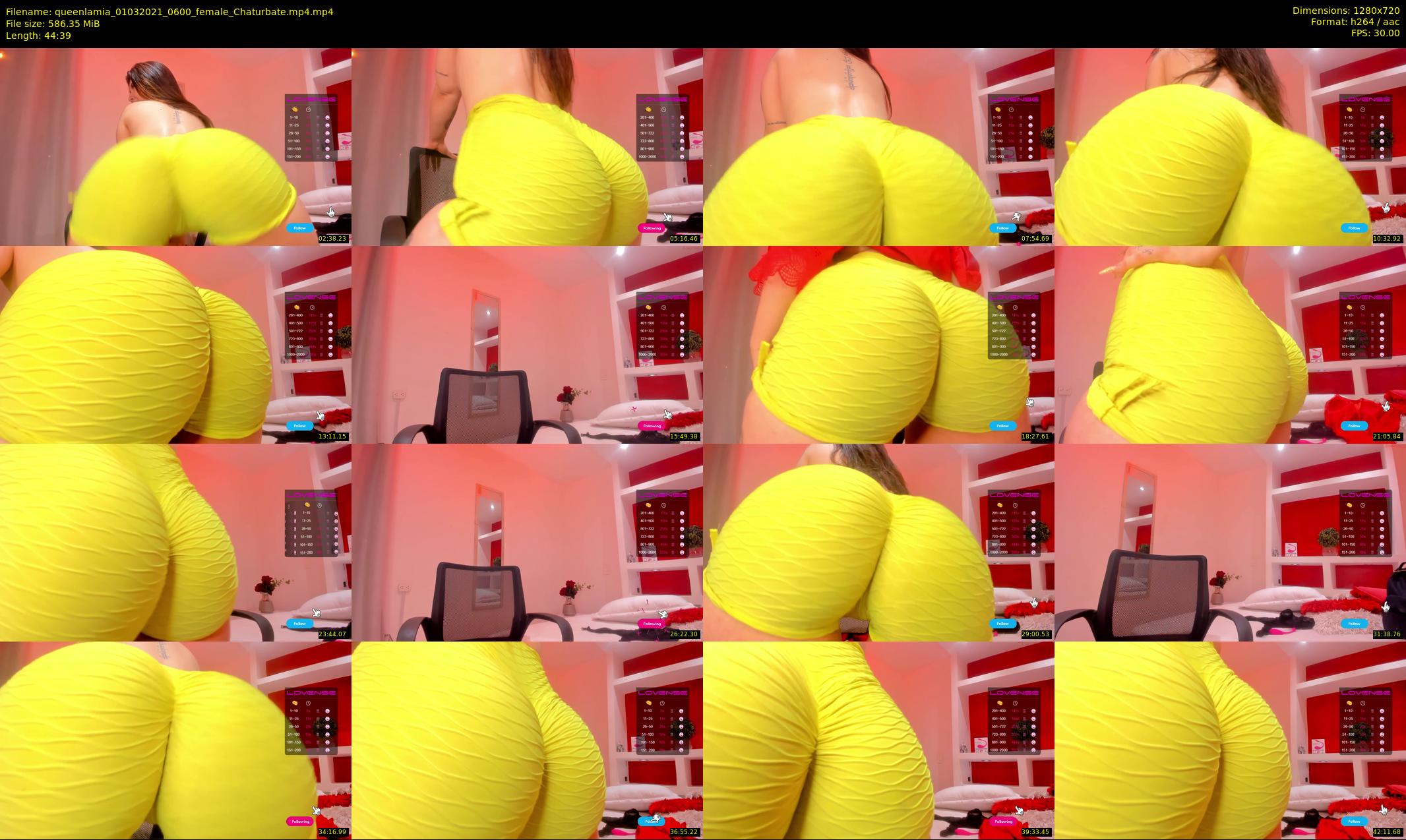 queenlamia — 45 minute Chaturbate female cam show recording, 720p, Mar 1, 2021