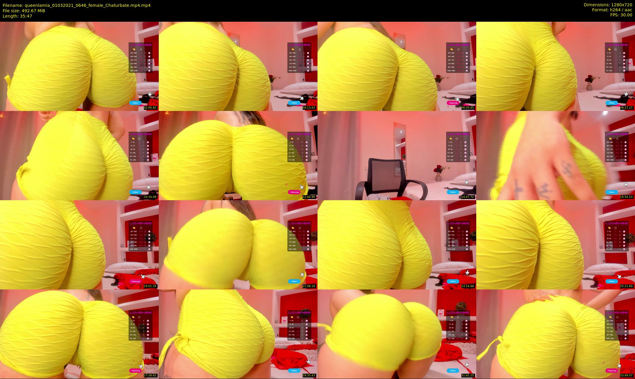 queenlamia — 36 minute Chaturbate female cam show recording, 720p, Mar 1, 2021