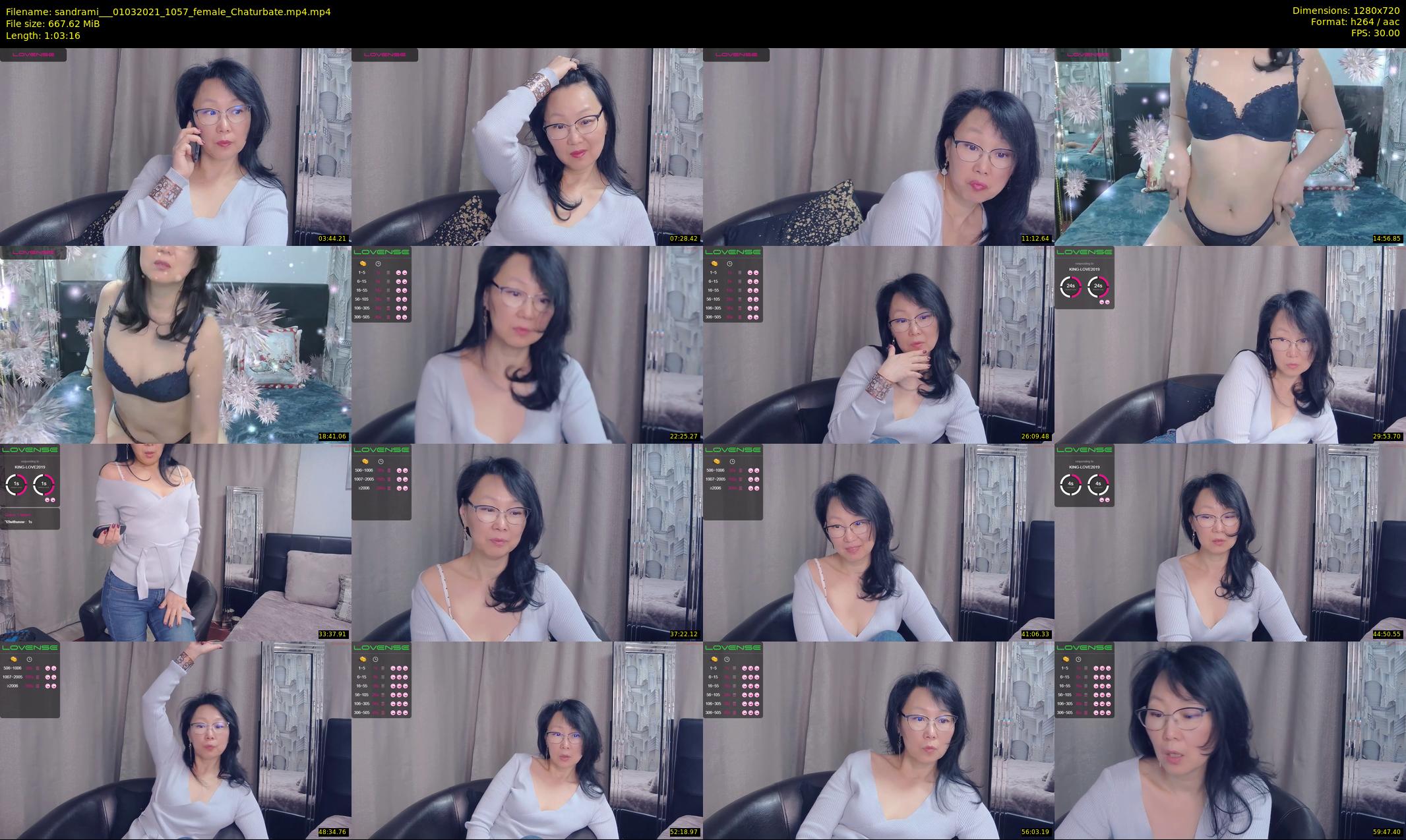 sandrami__ — 64 minute Chaturbate female cam show recording, 720p, Mar 1, 2021