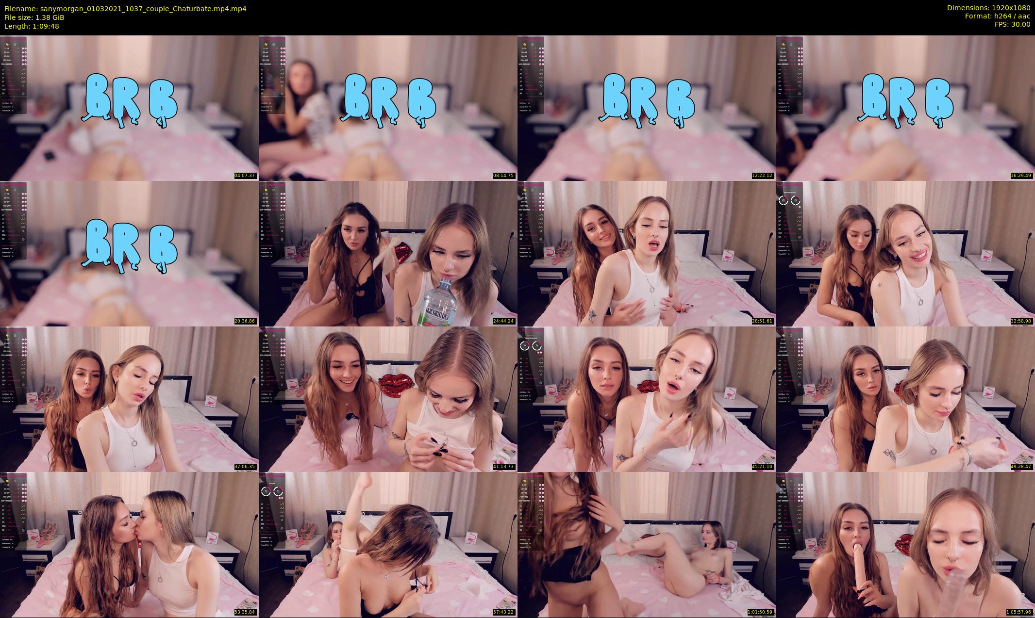 sanymorgan — 70 minute Chaturbate couple cam show recording, 1080p, Mar 1, 2021