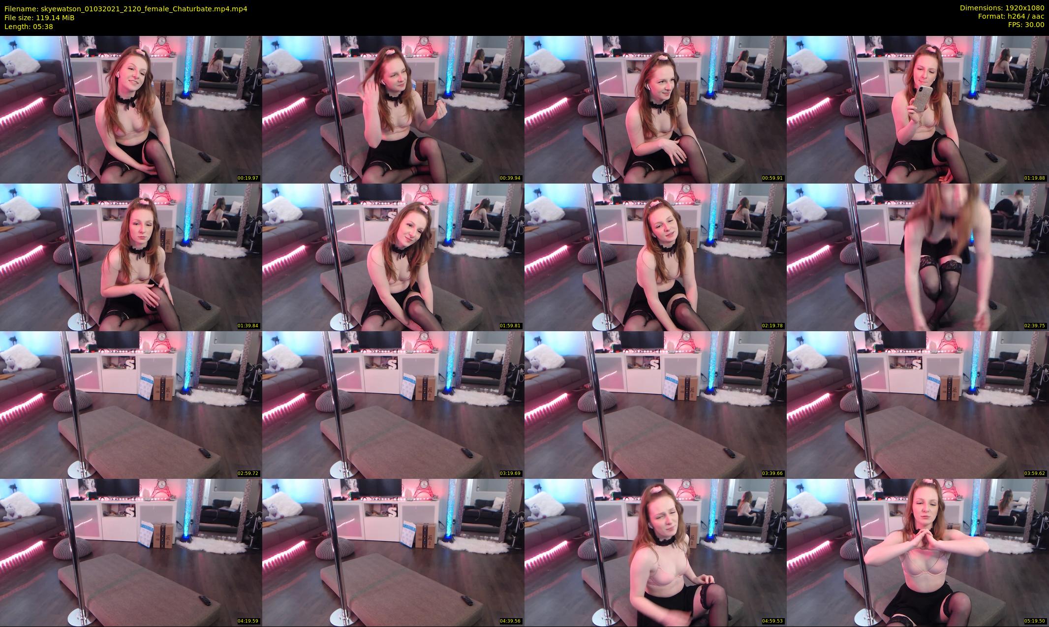 skyewatson — 6 minute Chaturbate female cam show recording, 1080p, Mar 1, 2021