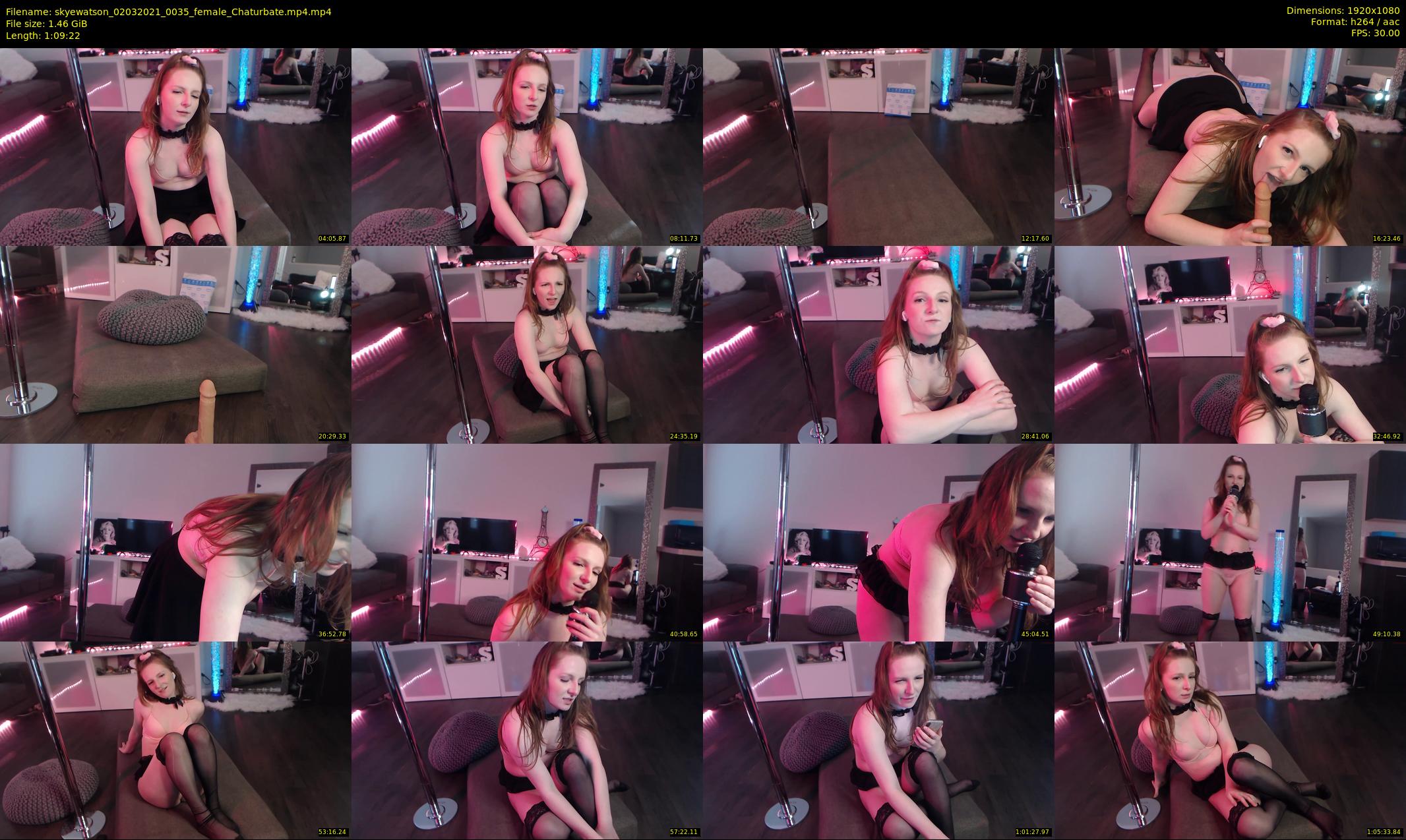 skyewatson — 70 minute Chaturbate female cam show recording, 1080p, Mar 2, 2021