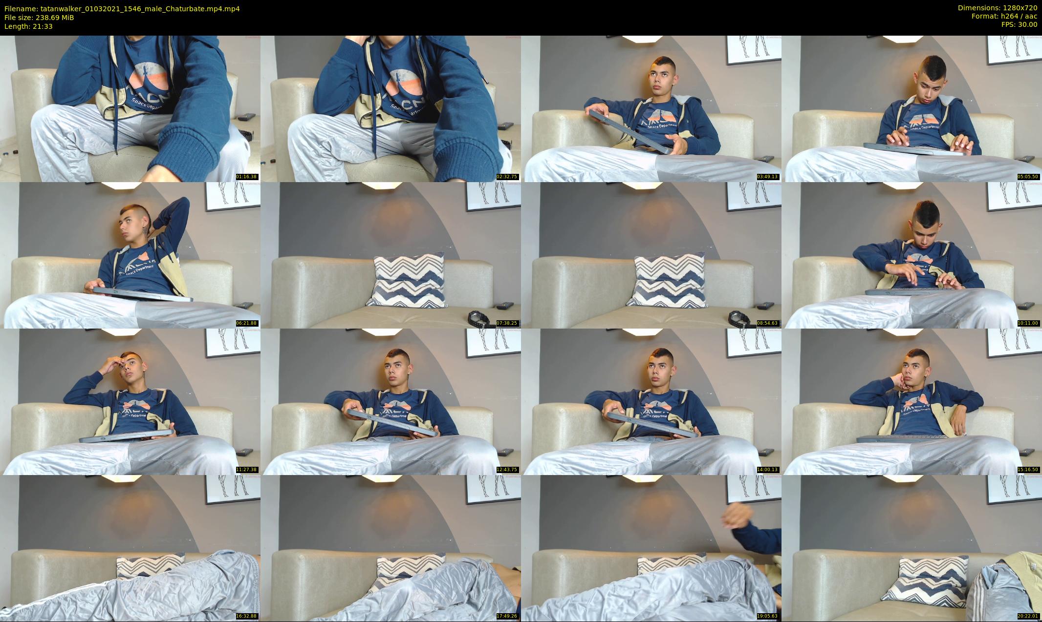 tatanwalker — 22 minute Chaturbate male cam show recording, 720p, Mar 1, 2021