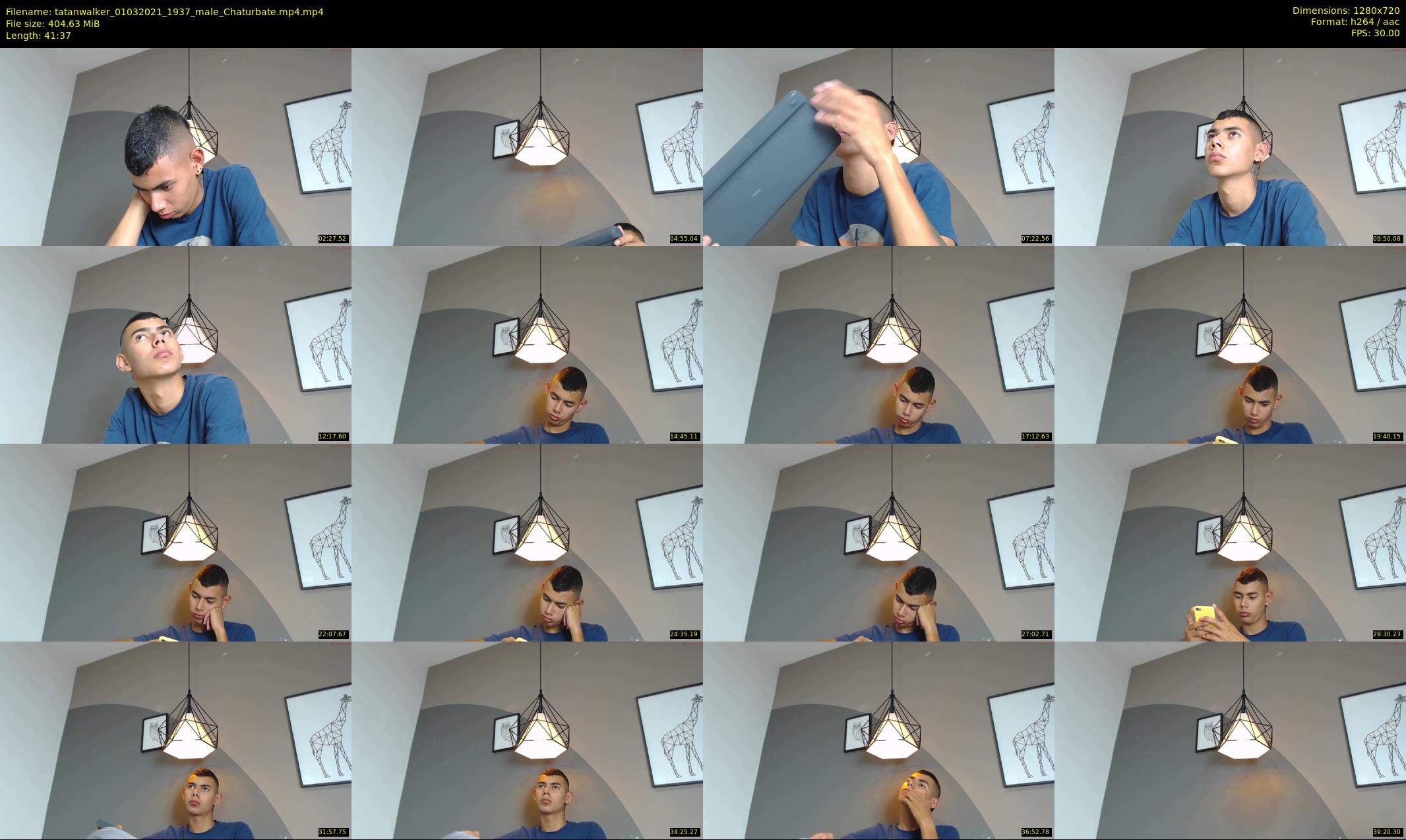 tatanwalker — 42 minute Chaturbate male cam show recording, 720p, Mar 1, 2021
