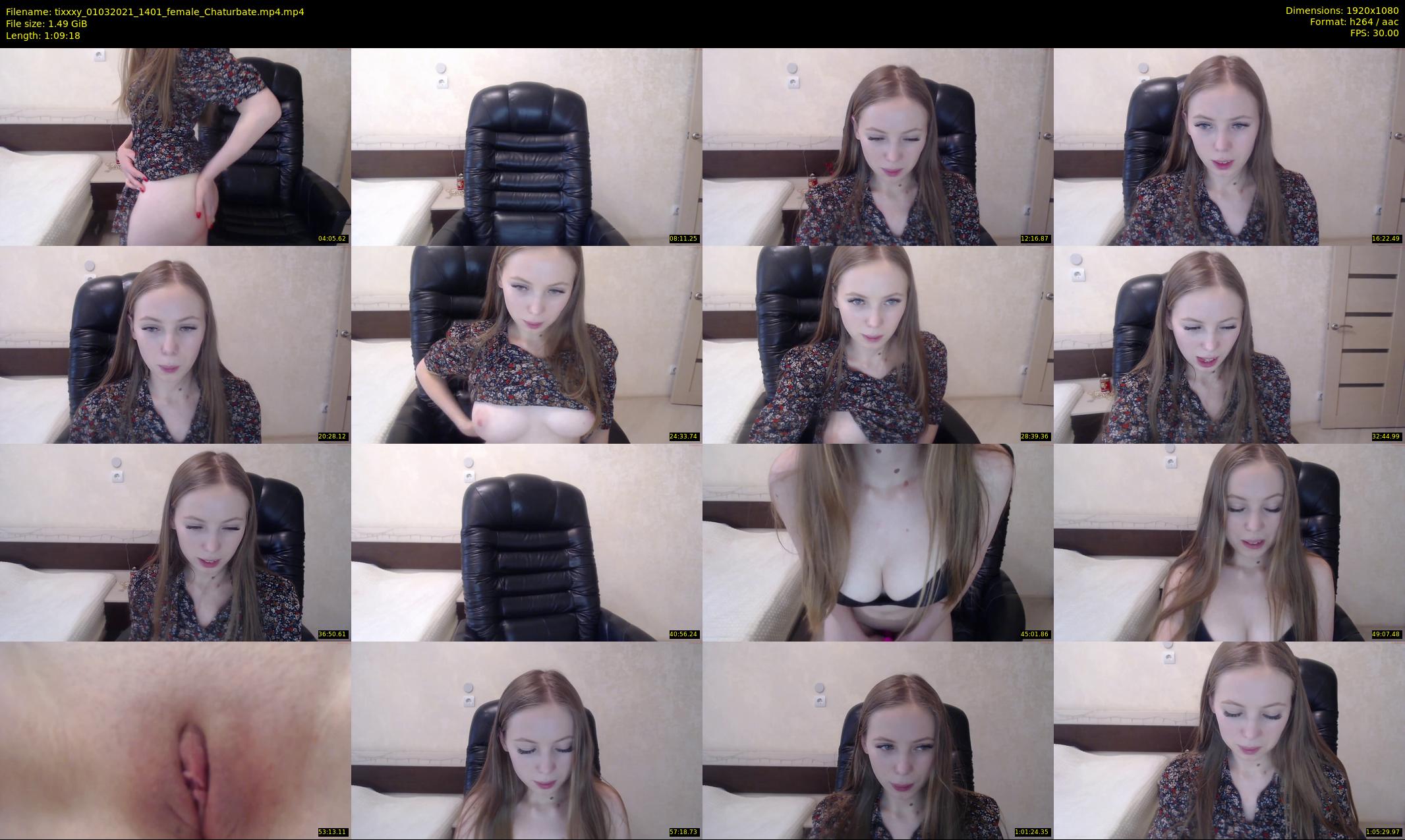 tixxxy — 70 minute Chaturbate female cam show recording, 1080p, Mar 1, 2021