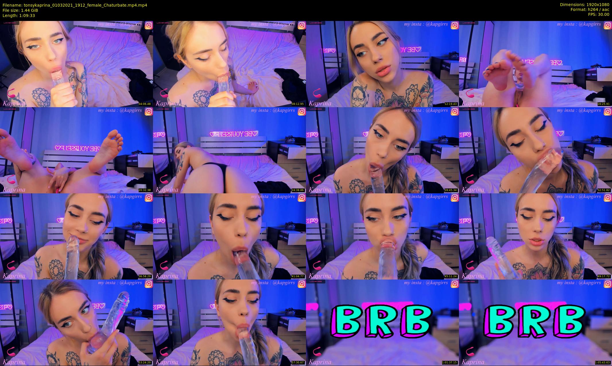 tonsykaprina — 70 minute Chaturbate couple cam show recording, 1080p, Mar 1, 2021