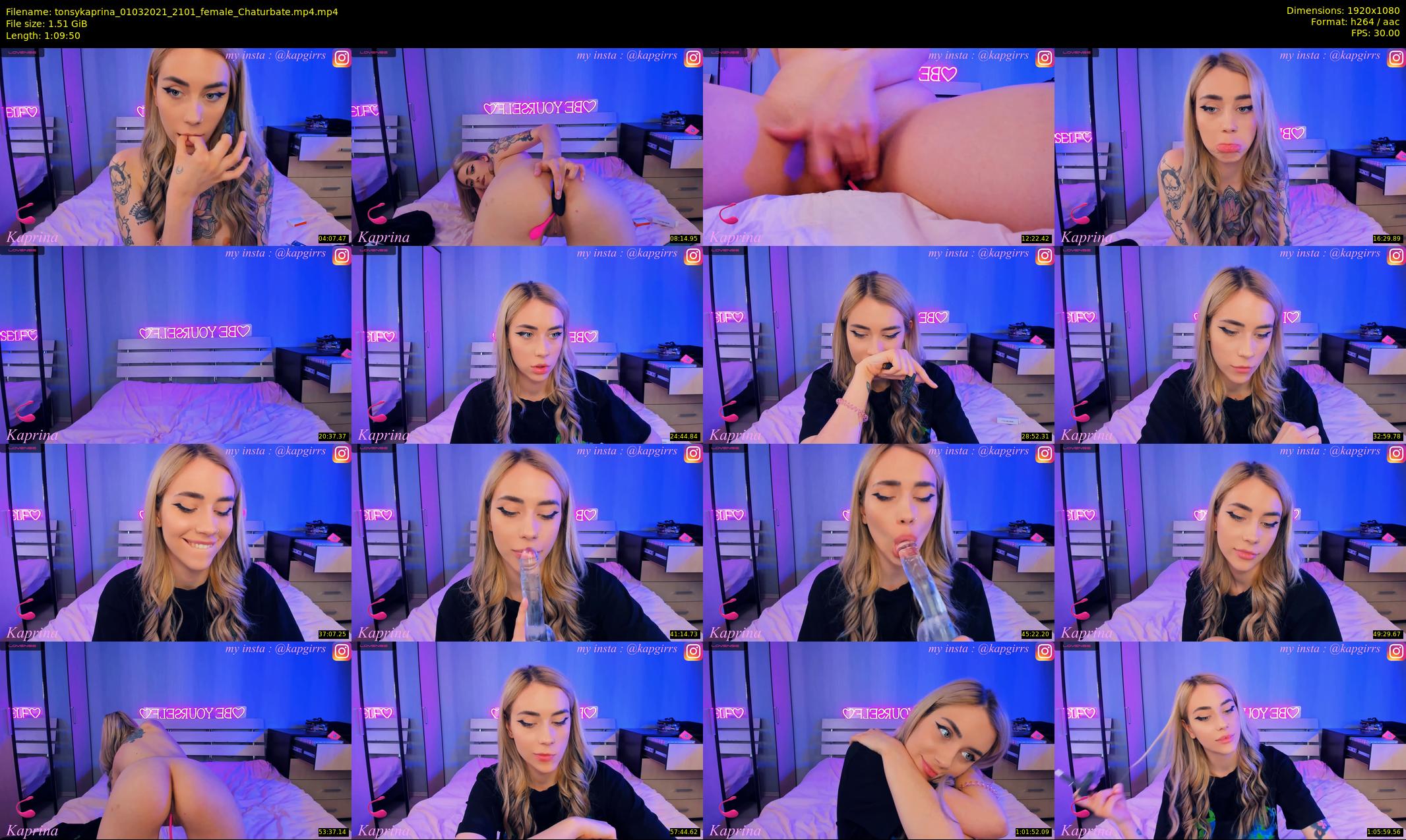 tonsykaprina — 70 minute Chaturbate couple cam show recording, 1080p, Mar 1, 2021