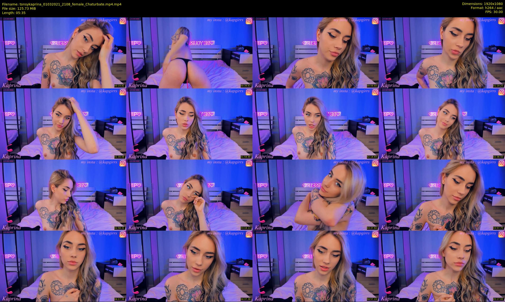 tonsykaprina — 6 minute Chaturbate couple cam show recording, 1080p, Mar 1, 2021