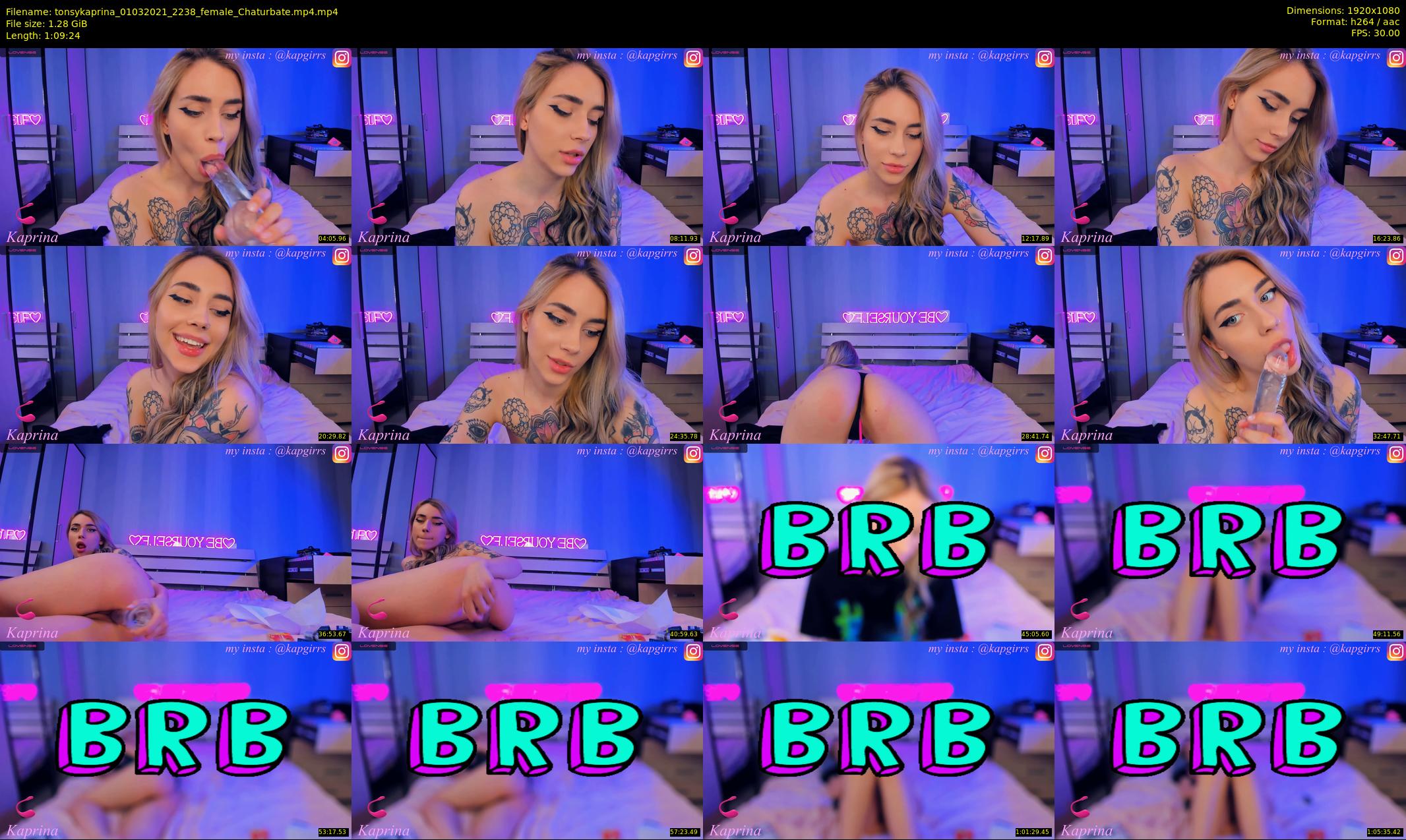 tonsykaprina — 70 minute Chaturbate couple cam show recording, 1080p, Mar 1, 2021