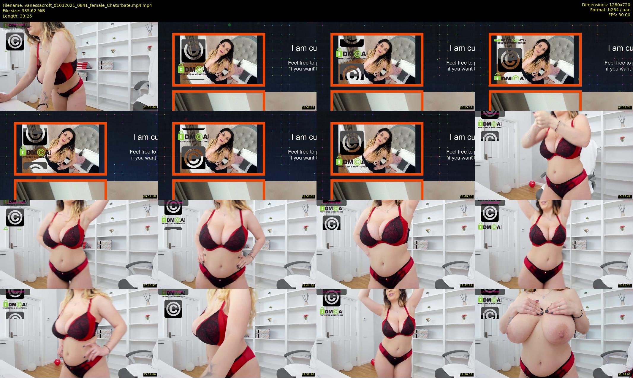 vanessacroft — 34 minute Chaturbate female cam show recording, 720p, Mar 1, 2021